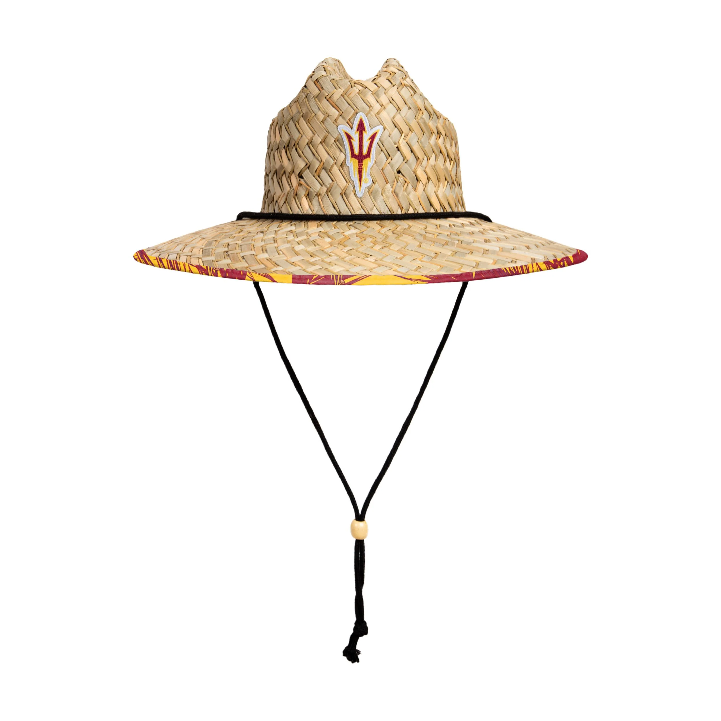 Arizona State Sun Devils NCAA Floral Straw Hat - Image 3