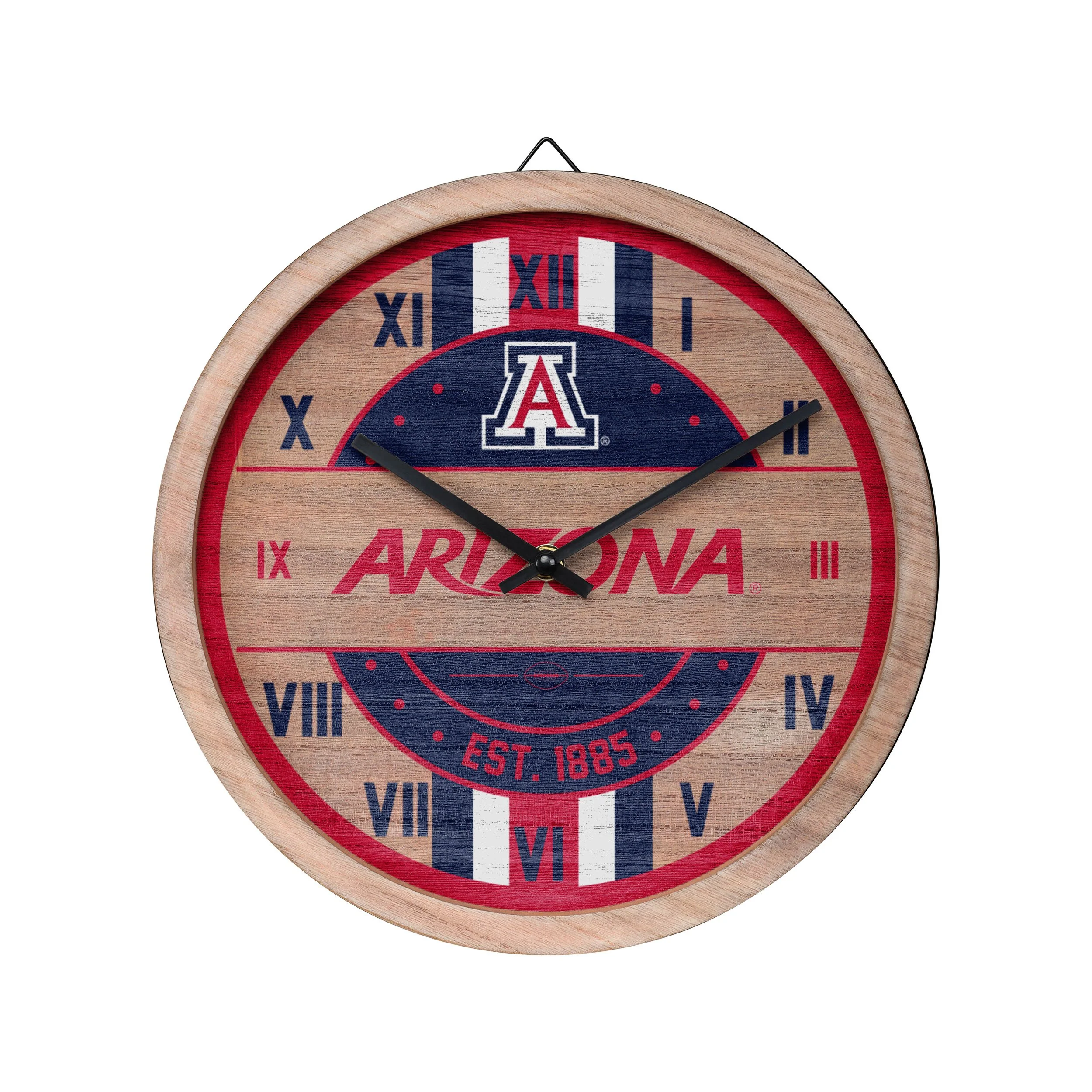 Arizona Wildcats NCAA Barrel Wall Clock