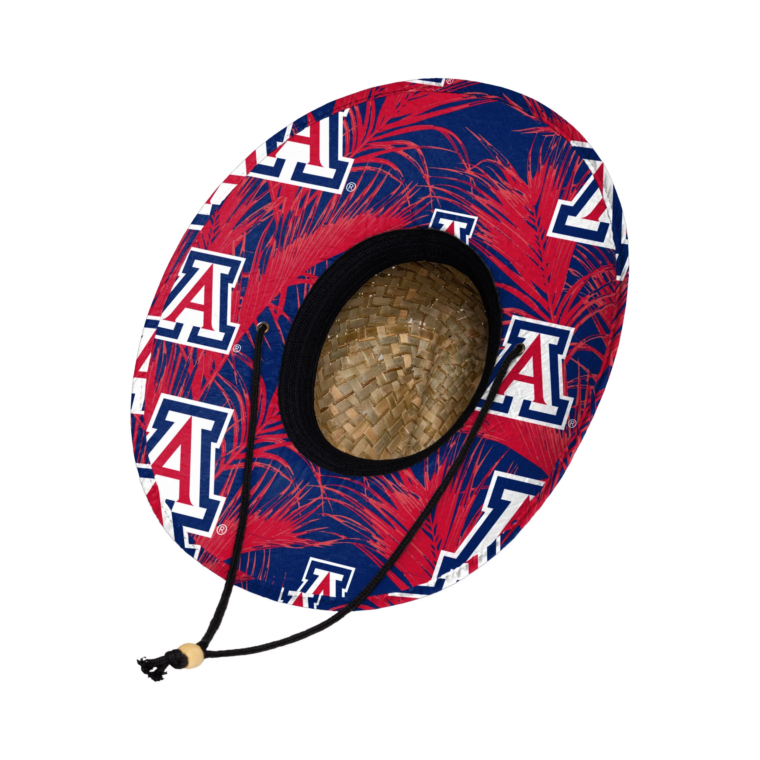 Arizona Wildcats NCAA Floral Straw Hat - Image 2