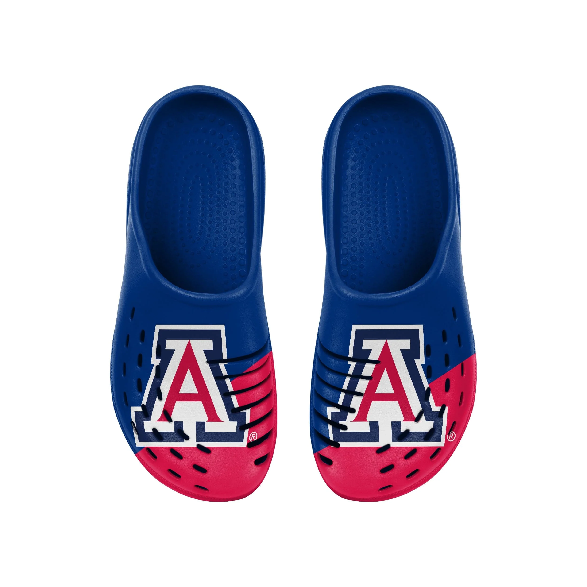 Arizona Wildcats NCAA Mens Colorblock Big Logo Clog - Image 4