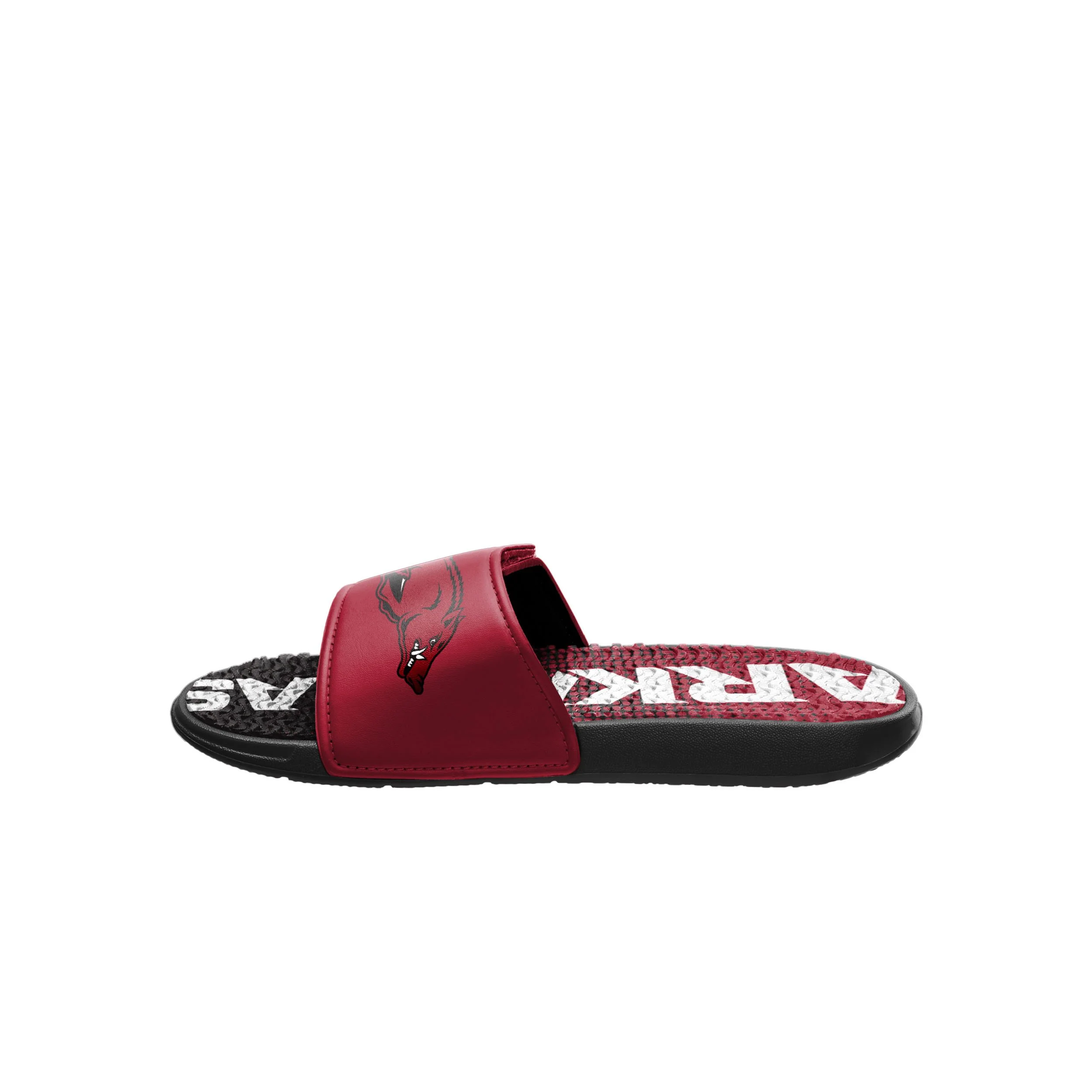 Arkansas Razorbacks NCAA Mens Gradient Wordmark Gel Slide - Image 4