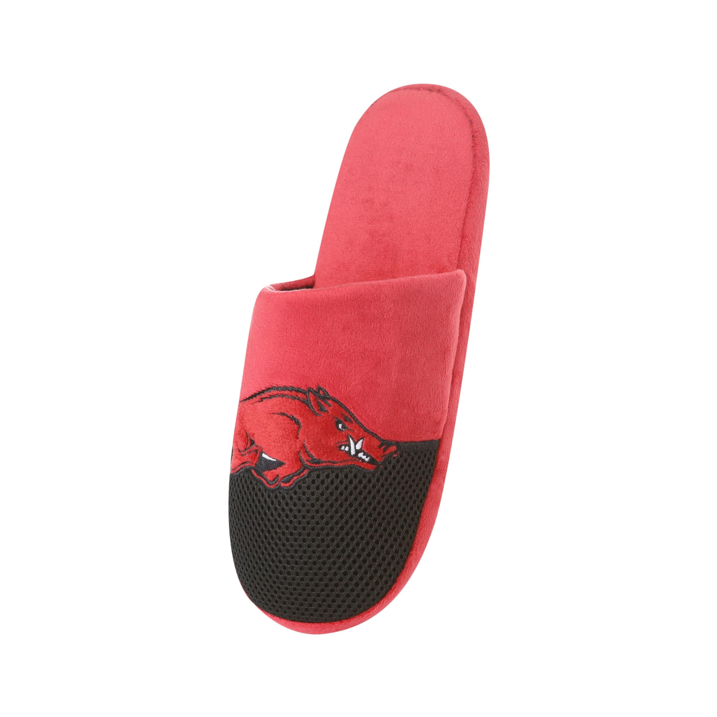 Arkansas Razorbacks NCAA Mens Team Logo Staycation Slippers - Image 3