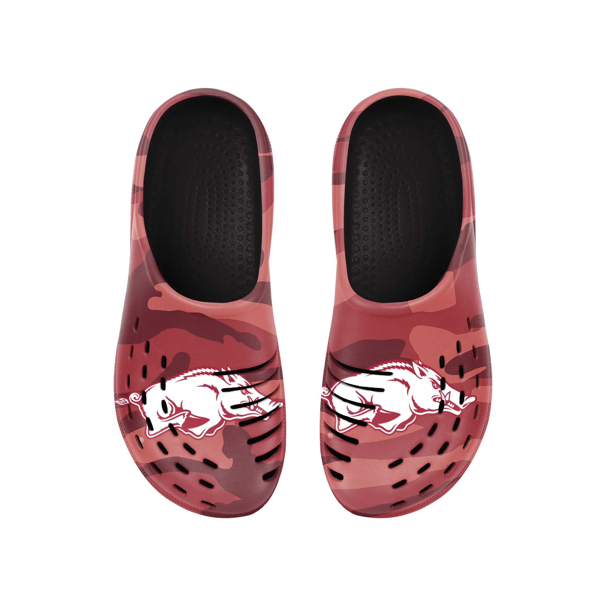 Arkansas Razorbacks NCAA Mens Tonal Camo Clog - Image 4
