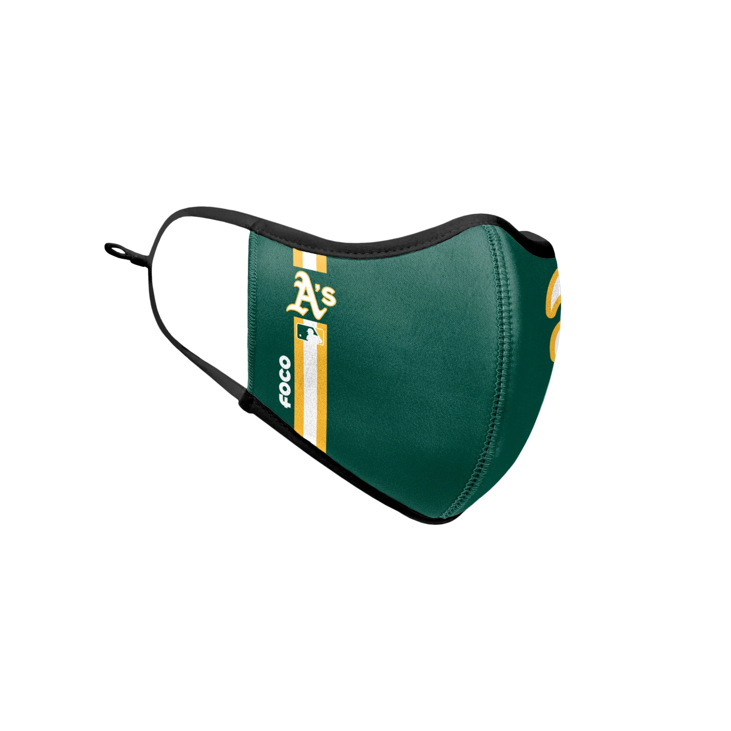Athletics MLB On-Field Adjustable Green Sport Face Cover - Image 3