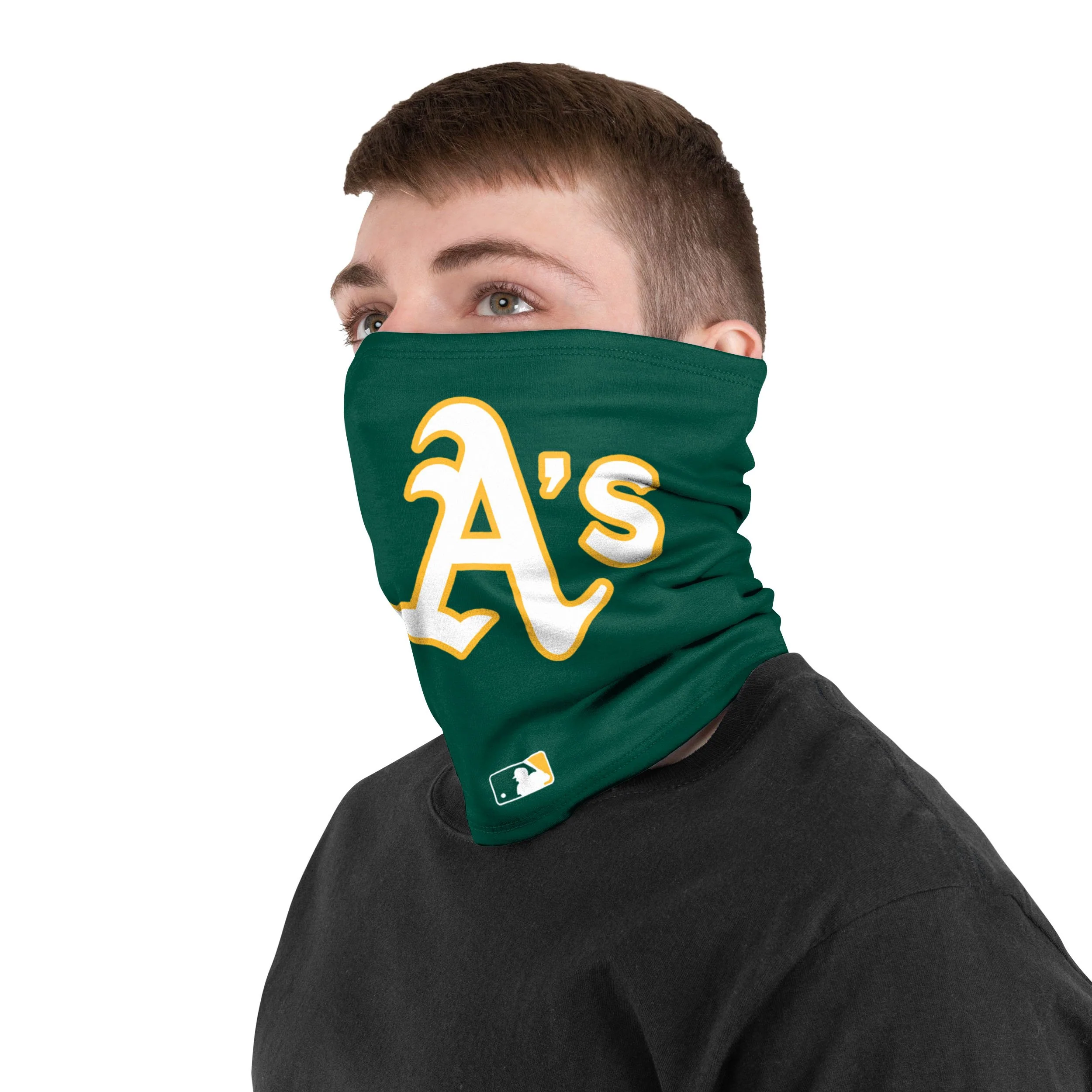 Athletics MLB On-Field Green UV Gaiter Scarf - Image 3