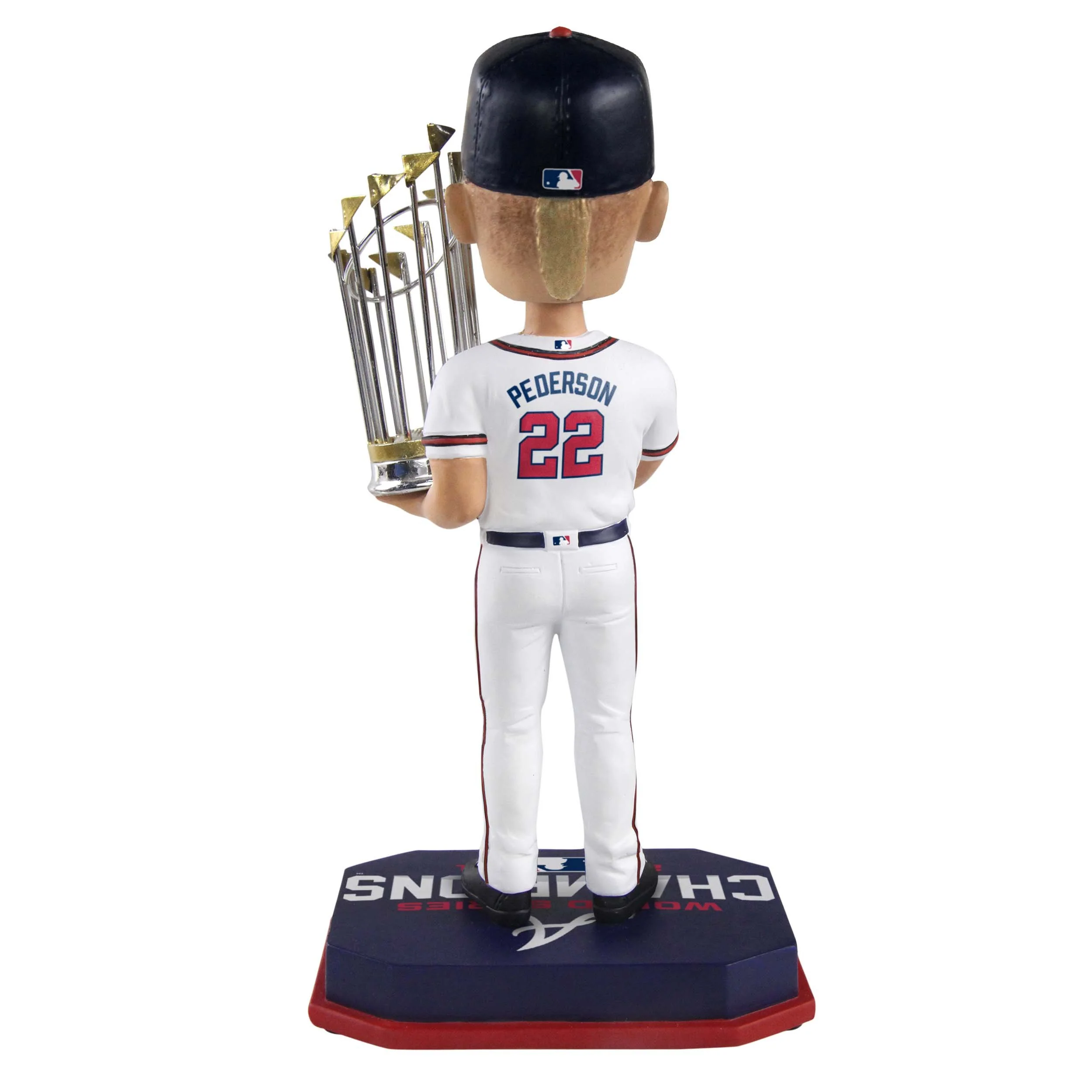 Atlanta Braves MLB 2021 World Series Champions Joc Pederson Bobblehead - Image 2