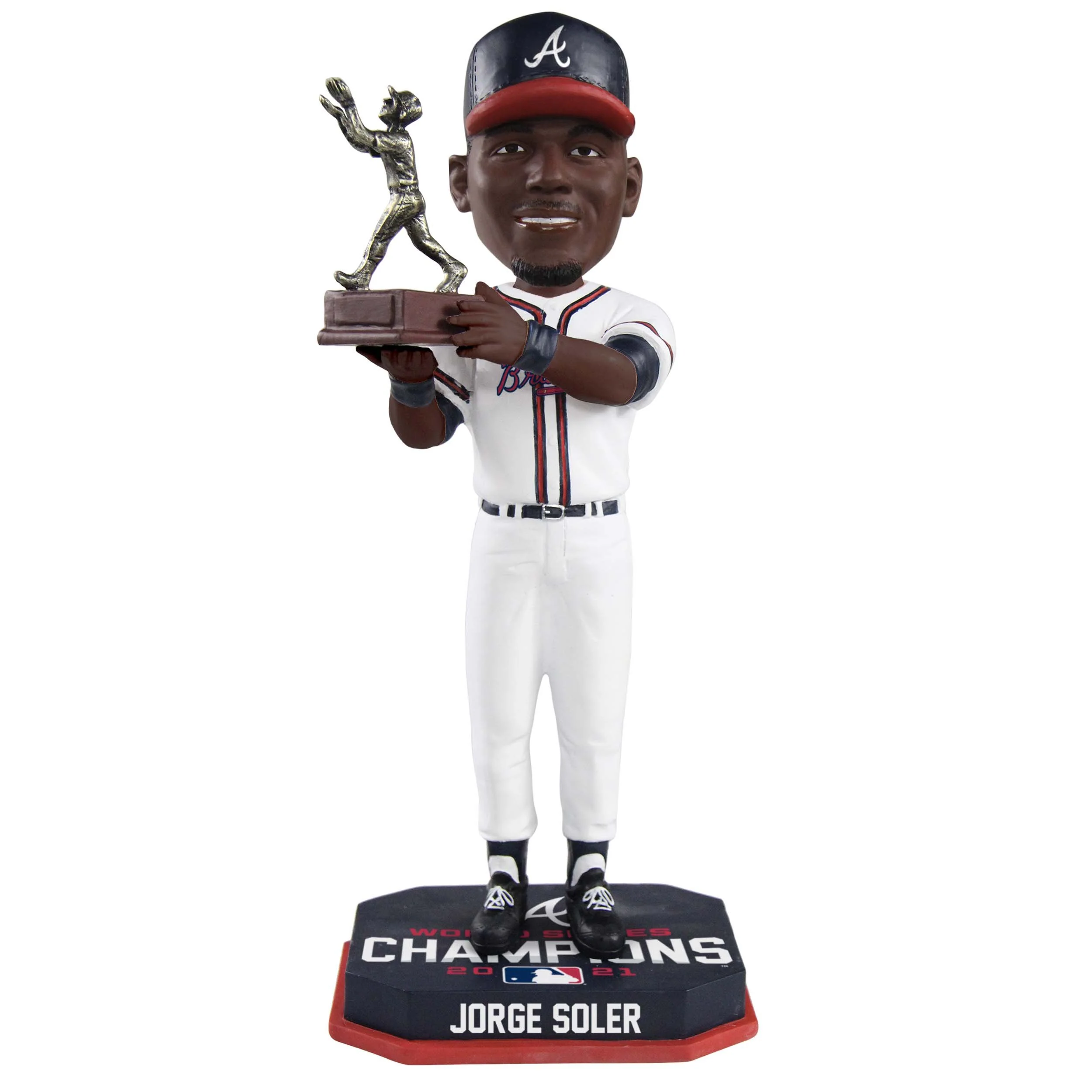 Atlanta Braves MLB 2021 World Series Champions MVP Jorge Soler Bobblehead