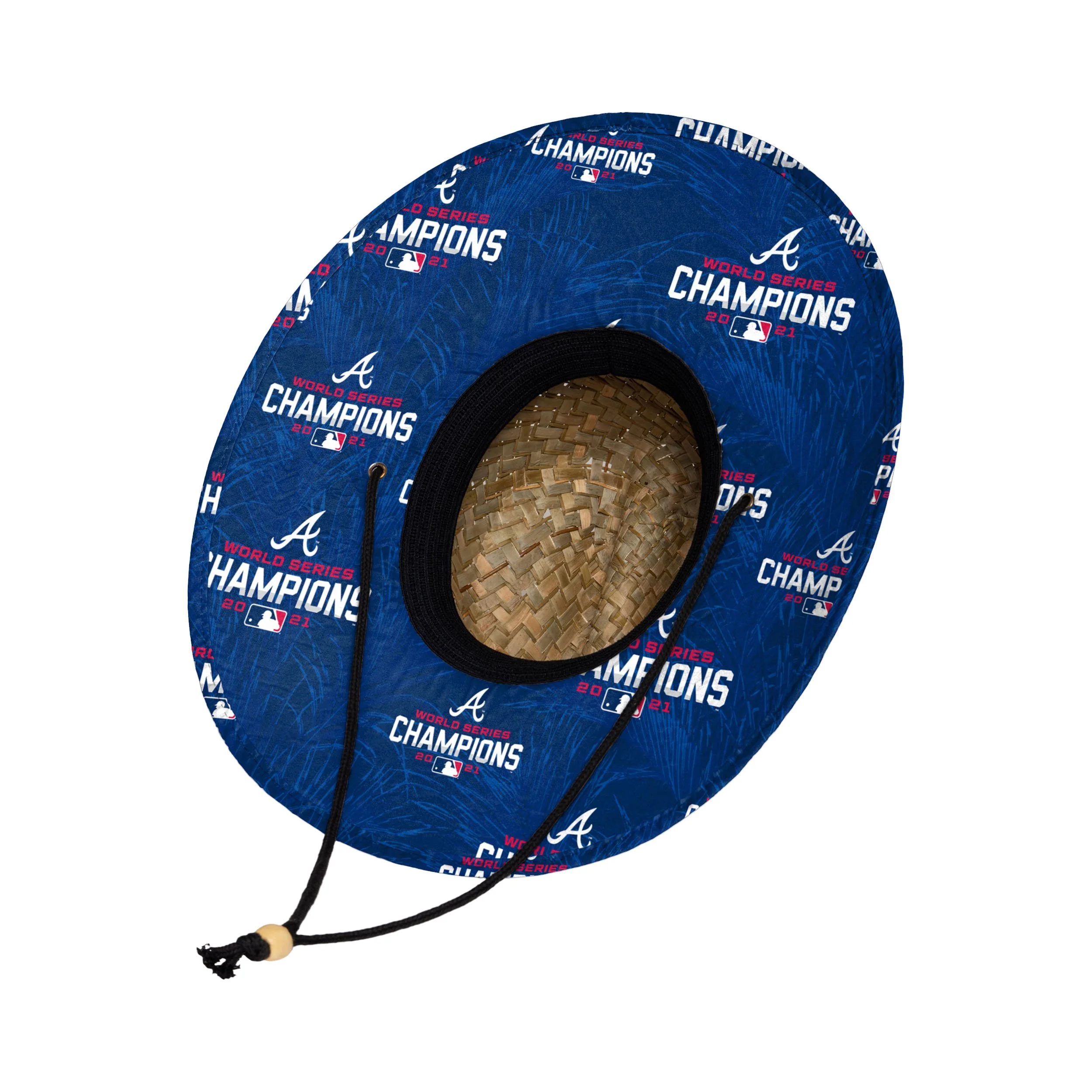 Atlanta Braves MLB 2021 World Series Champions Straw Hat - Image 2