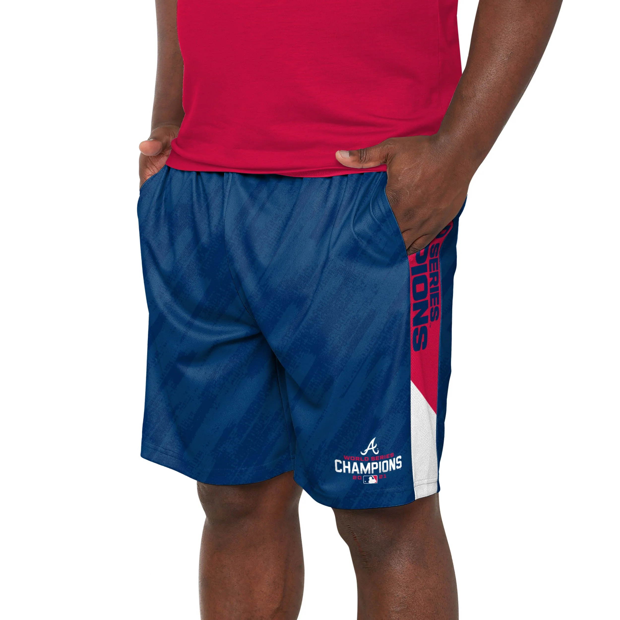Atlanta Braves MLB 2021 World Series Champions Training Short - Image 2
