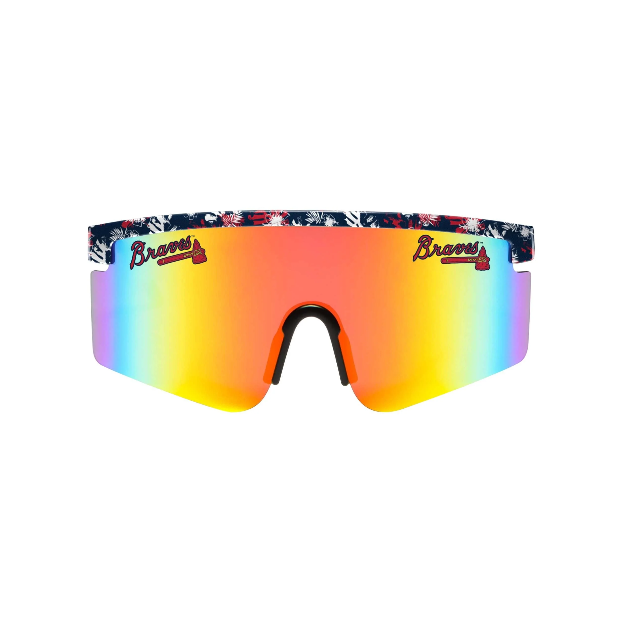 Atlanta Braves MLB Floral Large Frame Sunglasses - Image 2