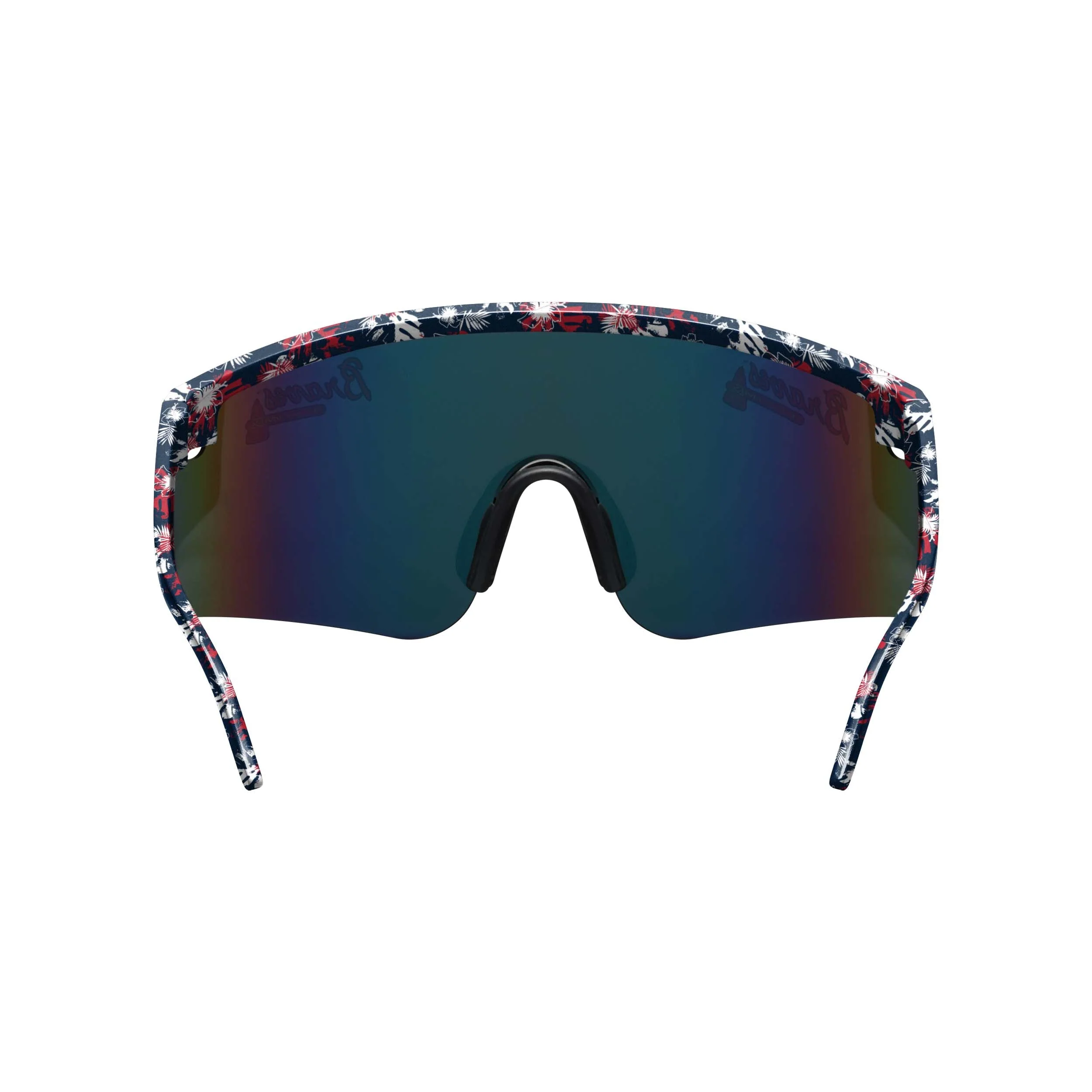 Atlanta Braves MLB Floral Large Frame Sunglasses - Image 5