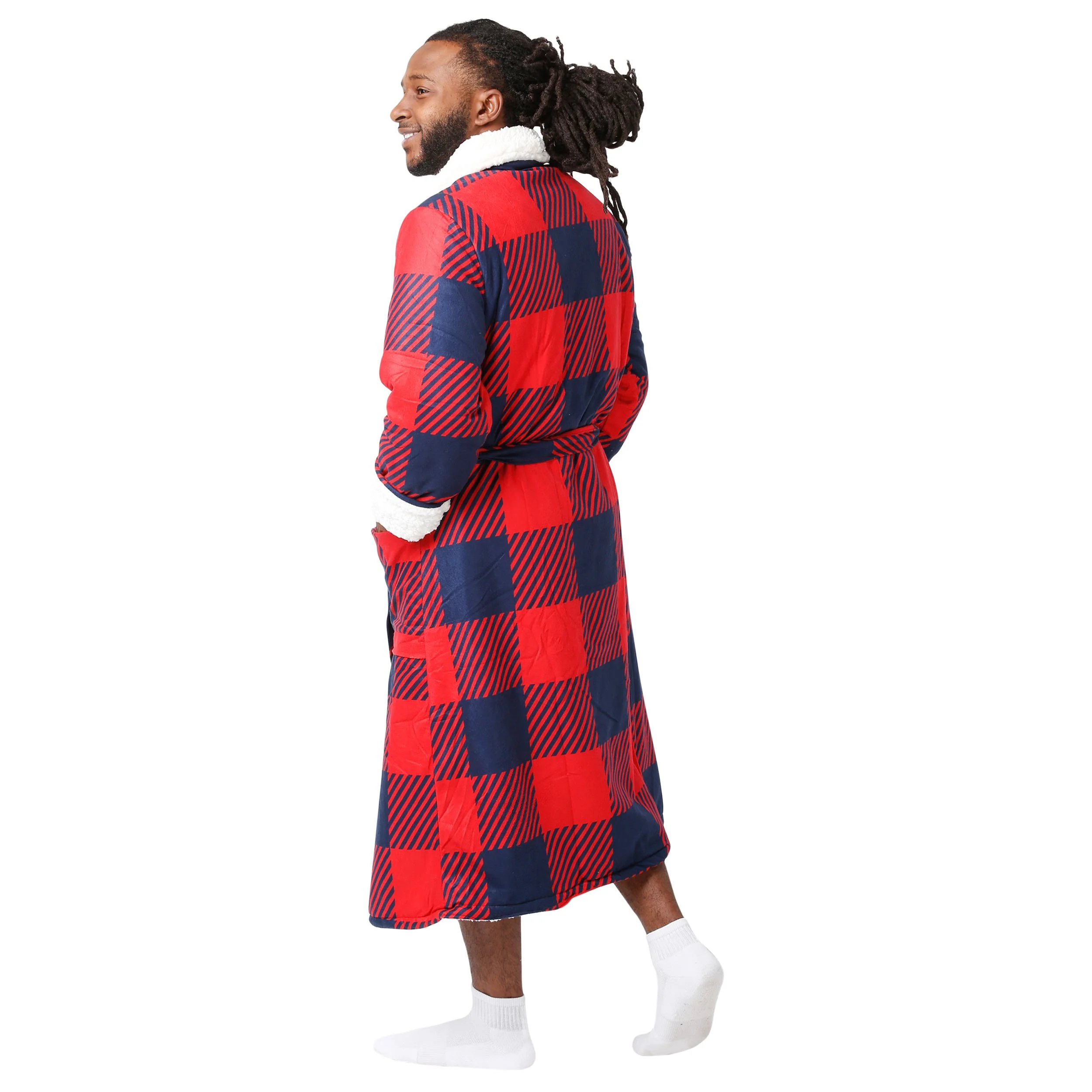 Atlanta Braves MLB Lounge Life Reversible Robe - Image 3