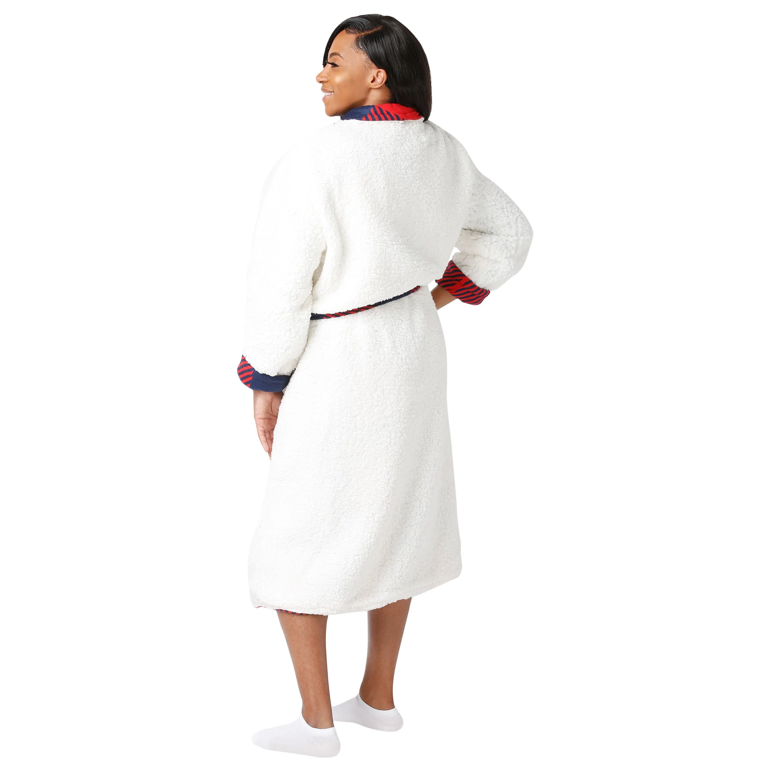 Atlanta Braves MLB Lounge Life Reversible Robe - Image 4
