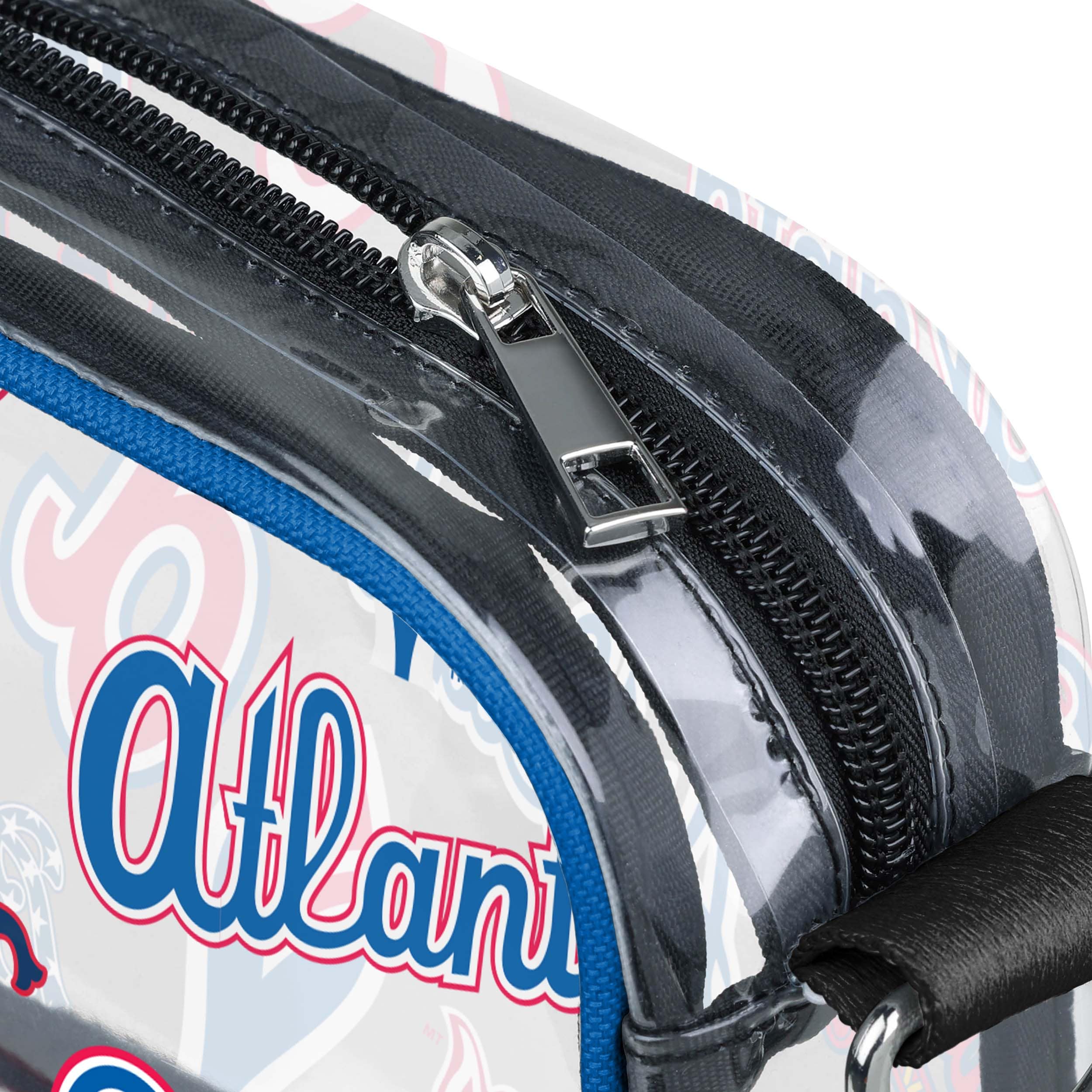 Atlanta Braves MLB Repeat Retro Print Clear Crossbody Bag - Image 4