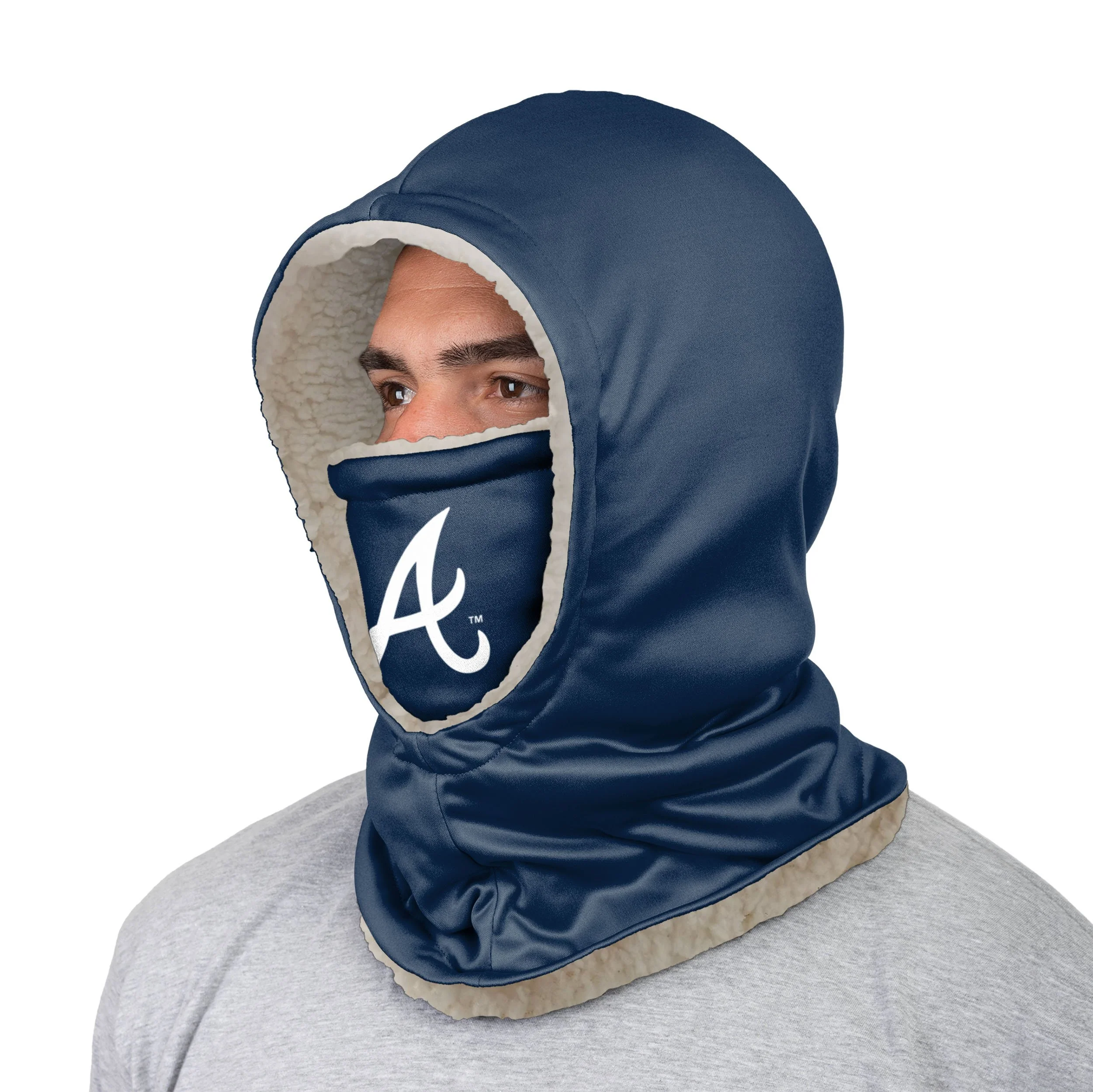 Atlanta Braves MLB Team Color Hooded Gaiter - Image 2