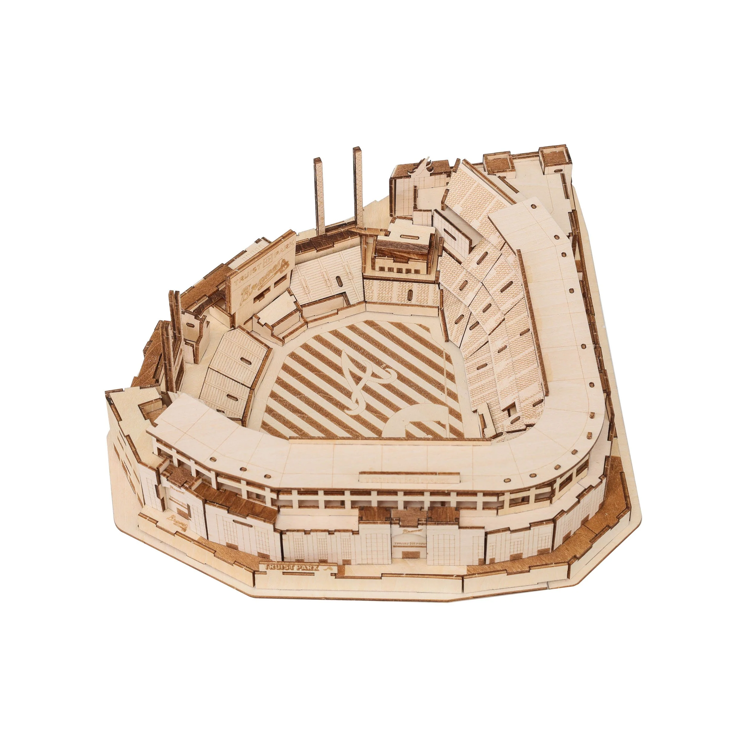 Atlanta Braves MLB Truist Park Wood PZLZ Stadium