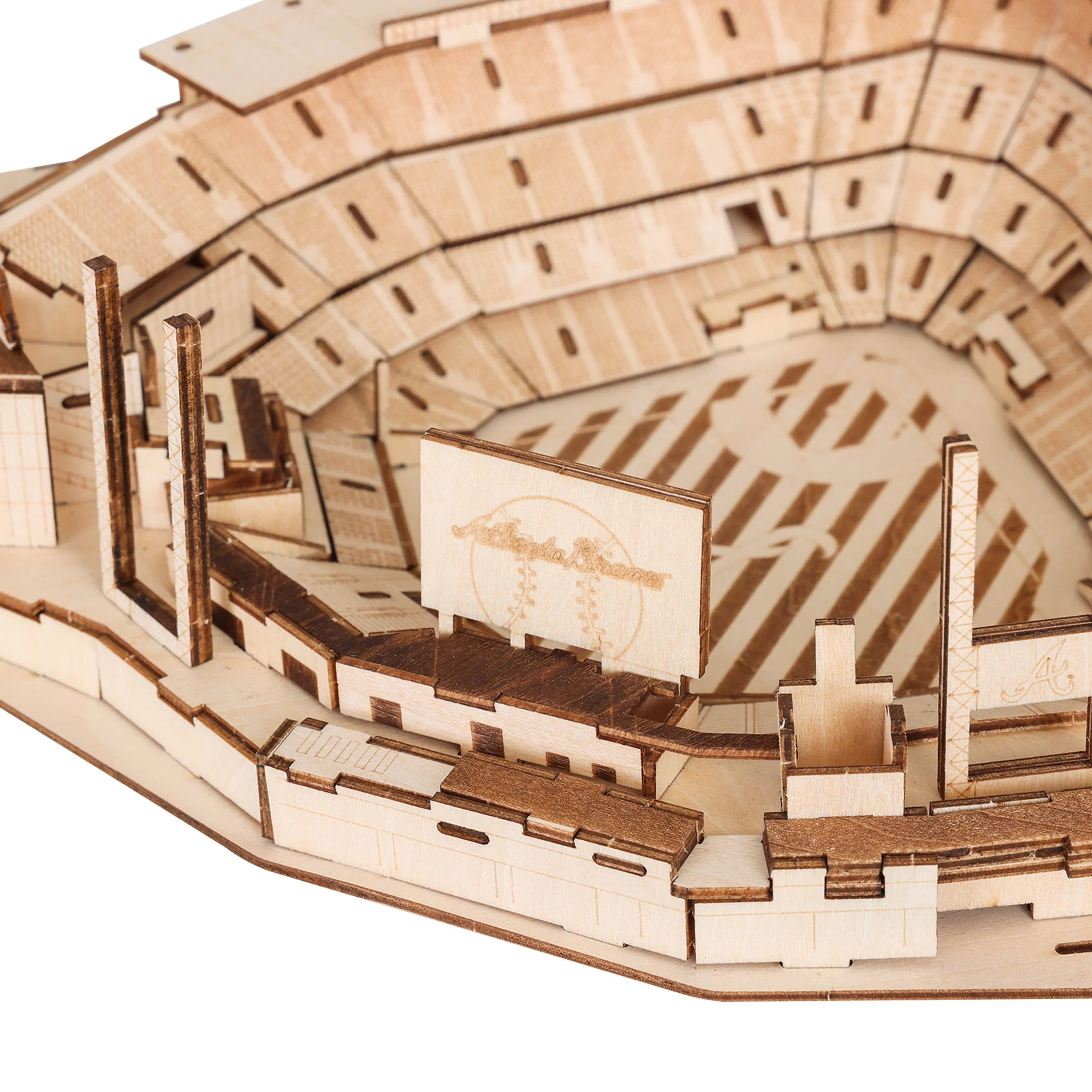 Atlanta Braves MLB Truist Park Wood PZLZ Stadium - Image 4
