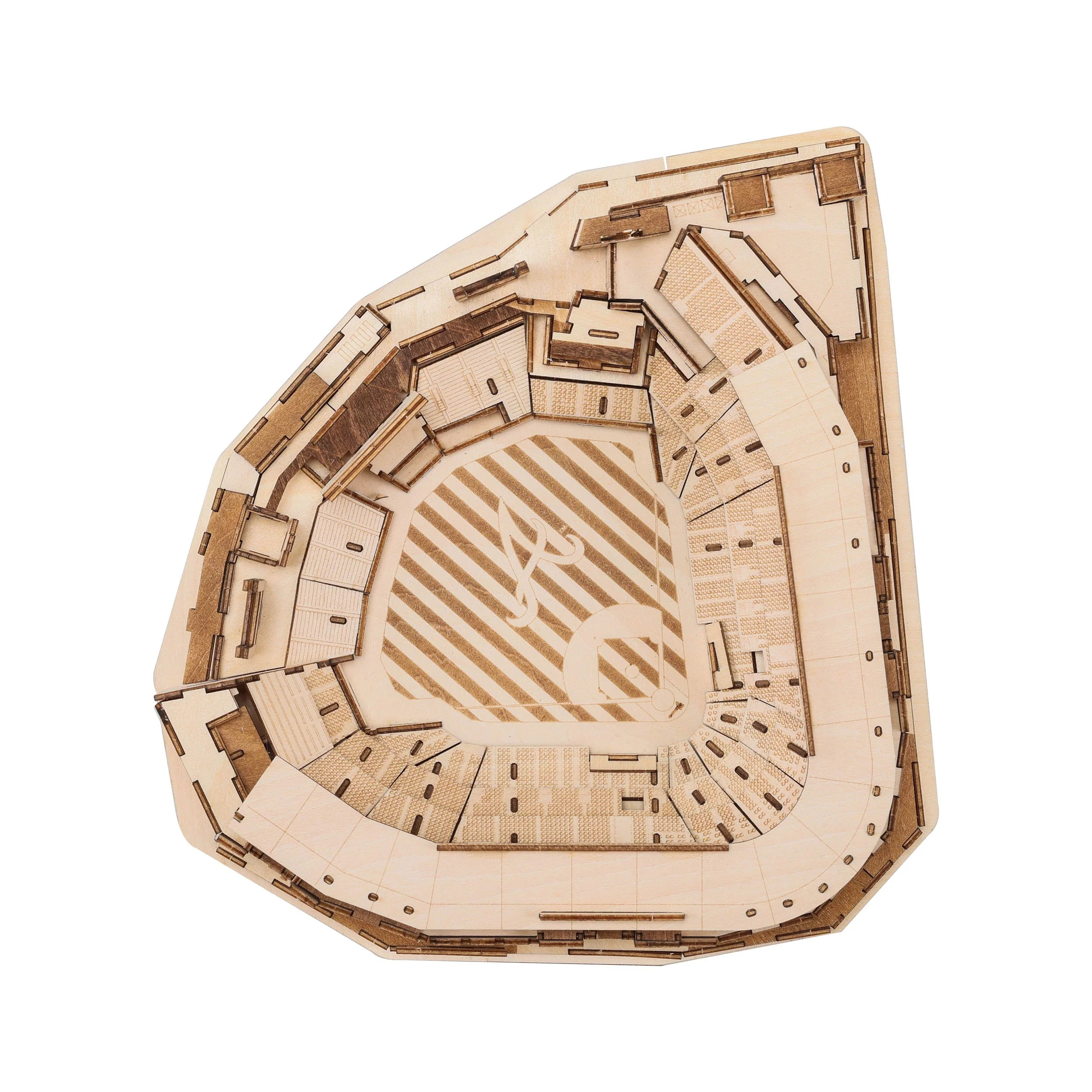 Atlanta Braves MLB Truist Park Wood PZLZ Stadium - Image 5