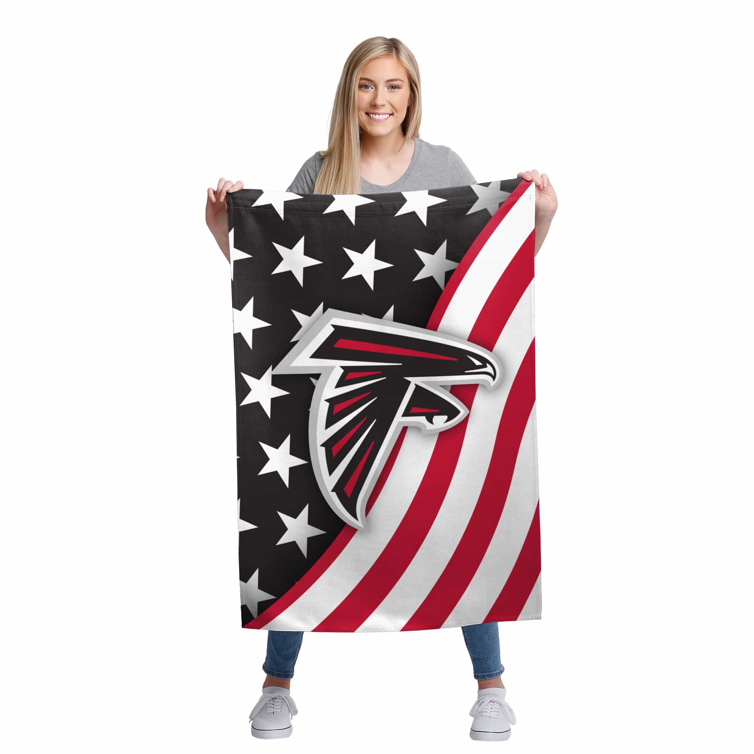 Atlanta Falcons NFL Americana Vertical Flag - Image 2