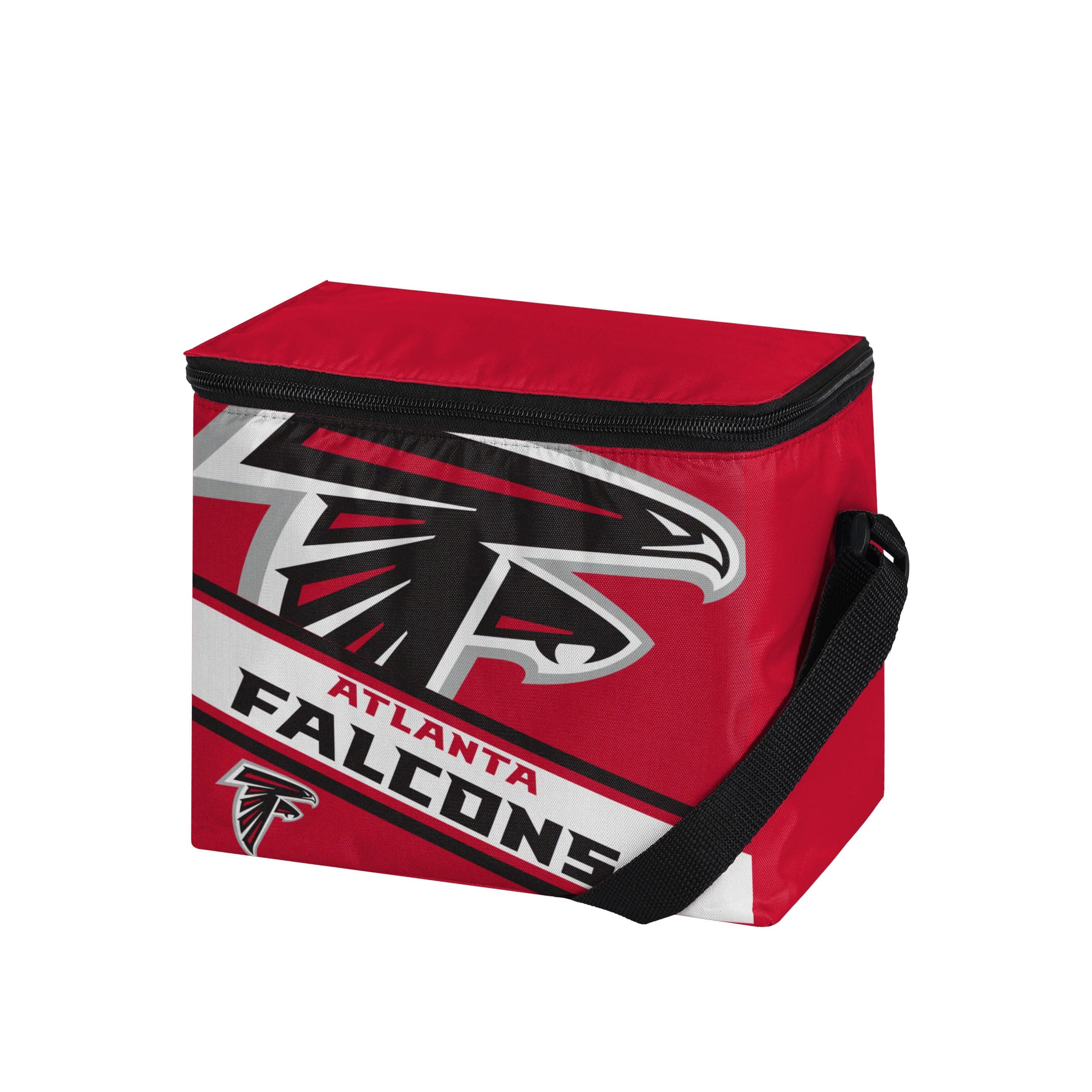 Atlanta Falcons NFL Big Logo Stripe 6 Pack Cooler - Image 2