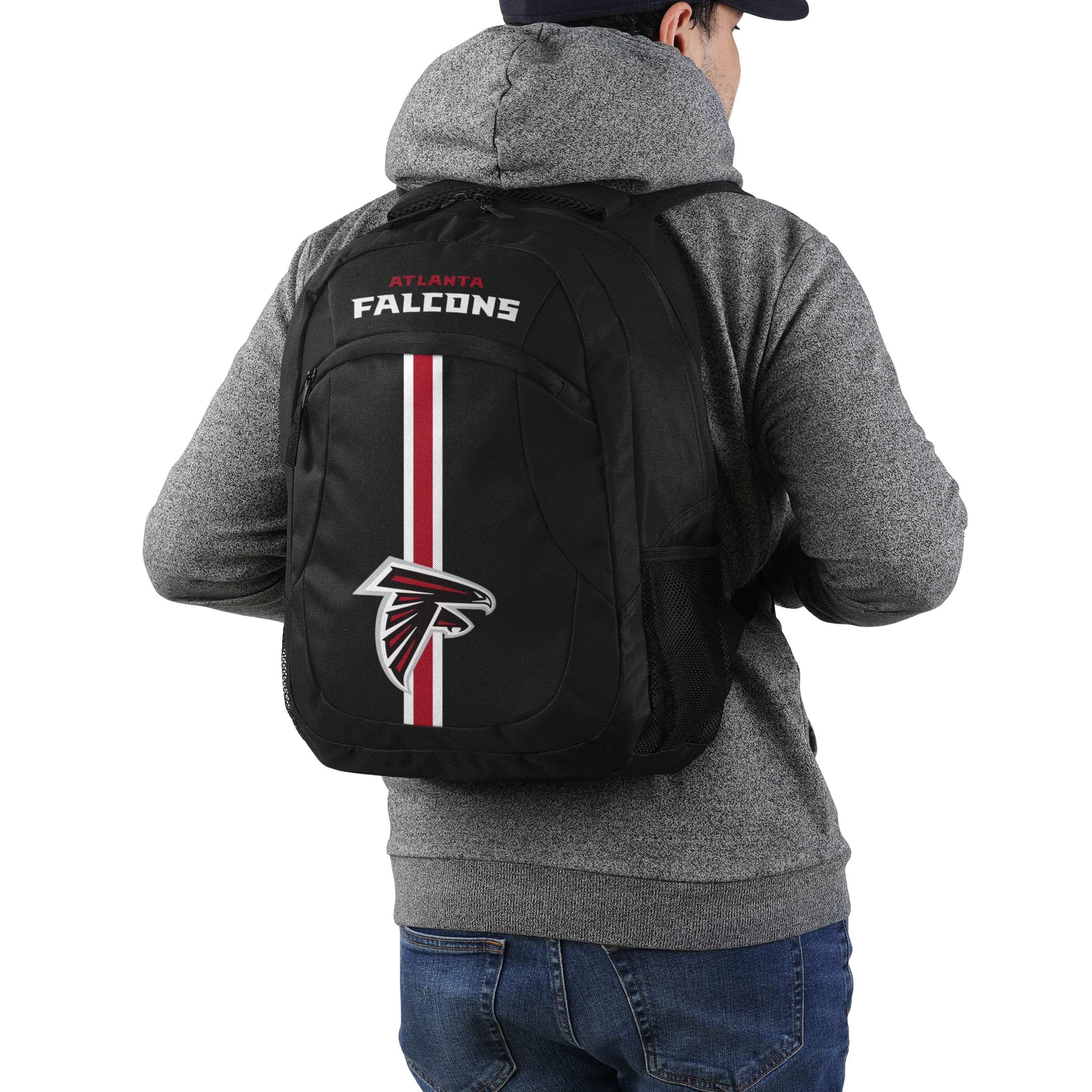 Atlanta Falcons NFL Black Alternate Color Action Backpack - Image 5