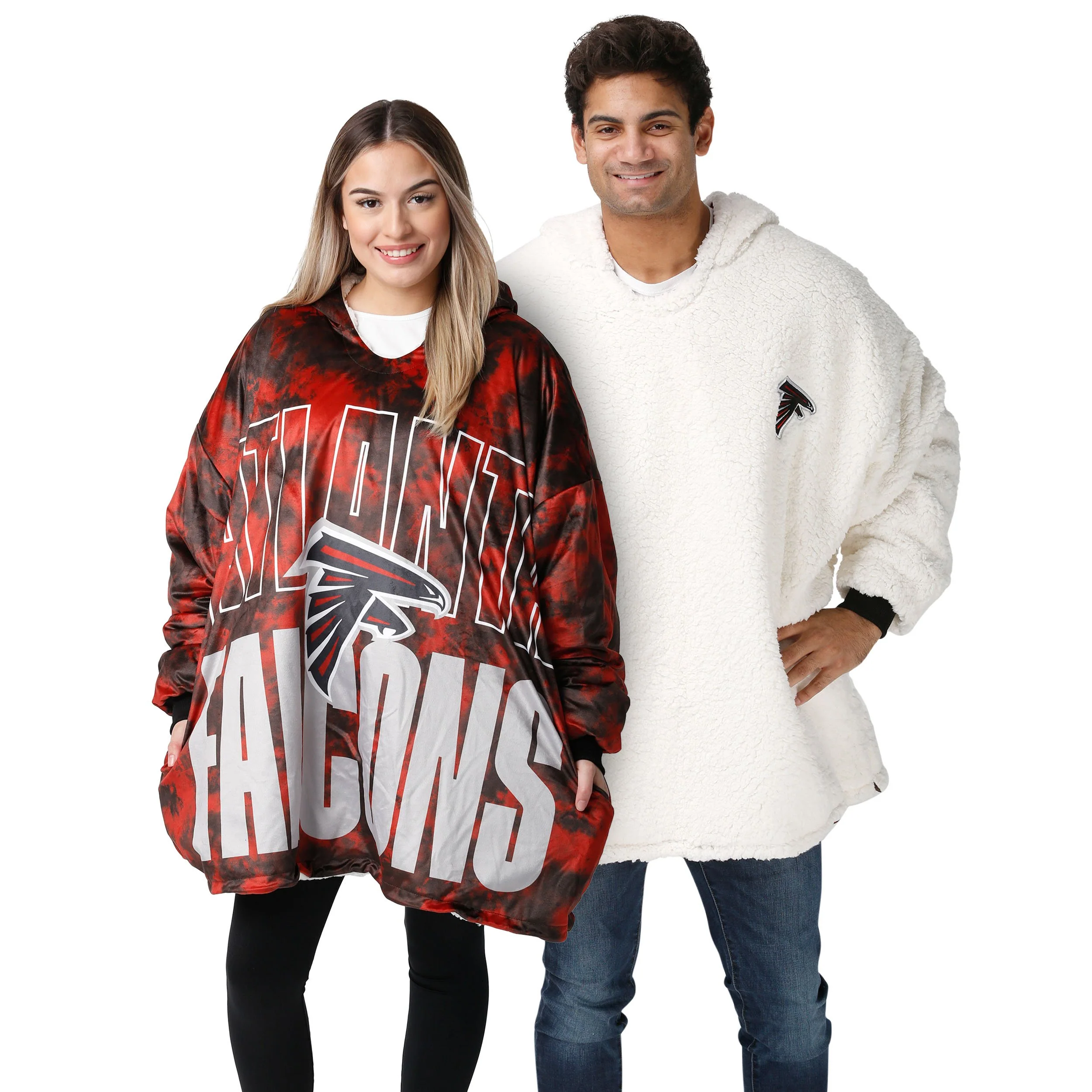 Atlanta Falcons NFL Bold Logo Camo Hoodeez