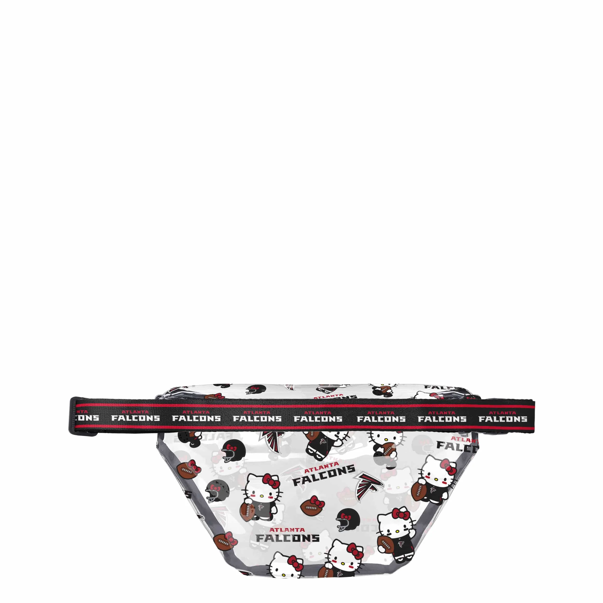 Atlanta Falcons NFL Hello Kitty® Clear Fanny Pack (PREORDER - SHIPS MID JULY) - Image 2