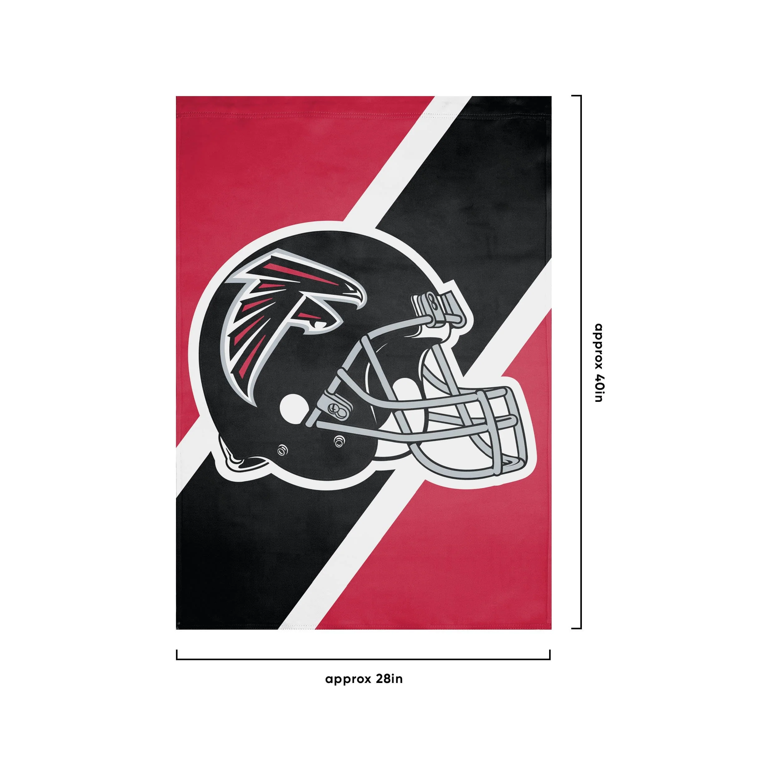 Atlanta Falcons NFL Helmet Vertical Flag - Image 3