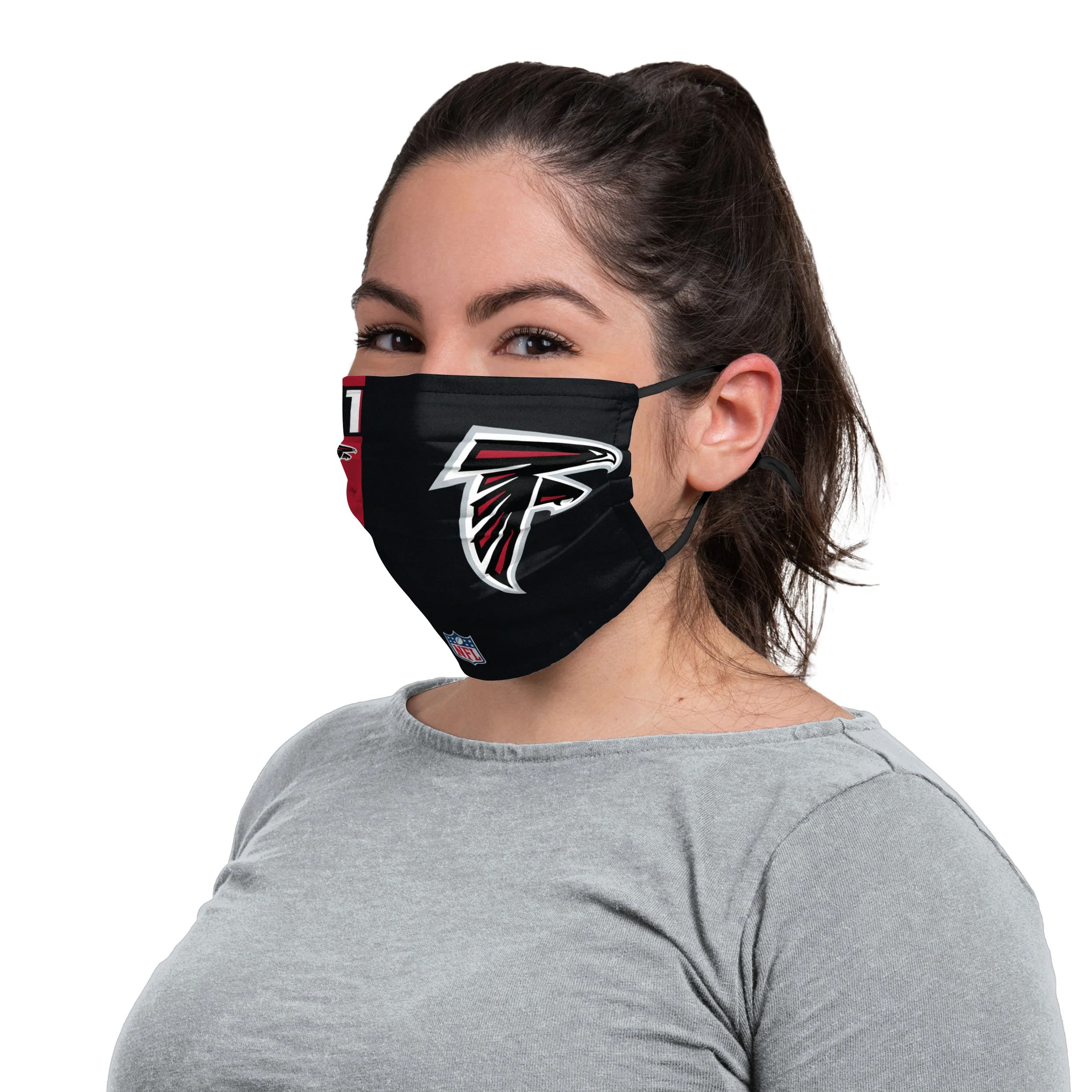 Atlanta Falcons NFL Julio Jones On-Field Sideline Logo Face Cover - Image 3