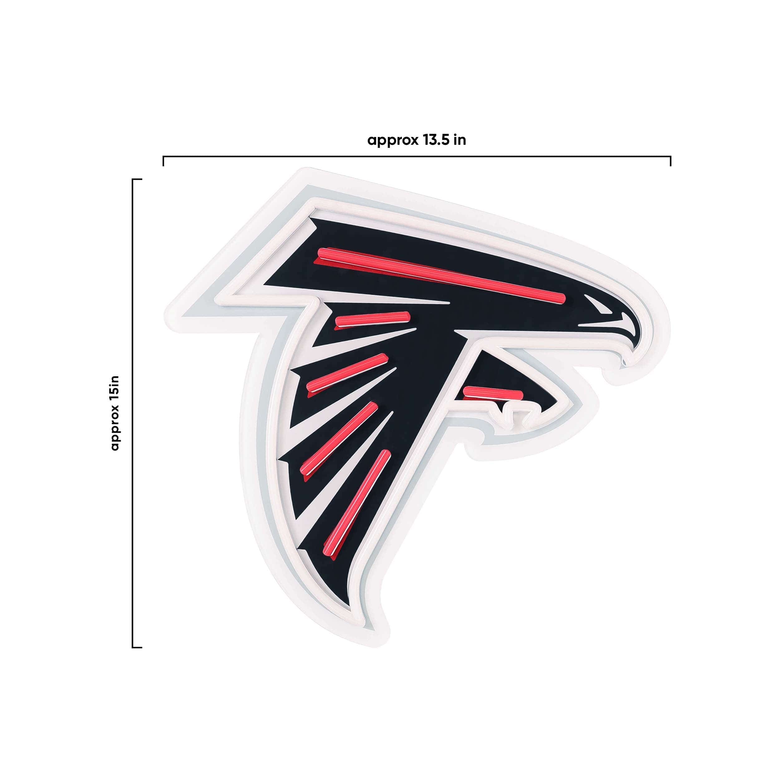 Atlanta Falcons NFL LED Neon Light Up Team Logo Sign - Image 4