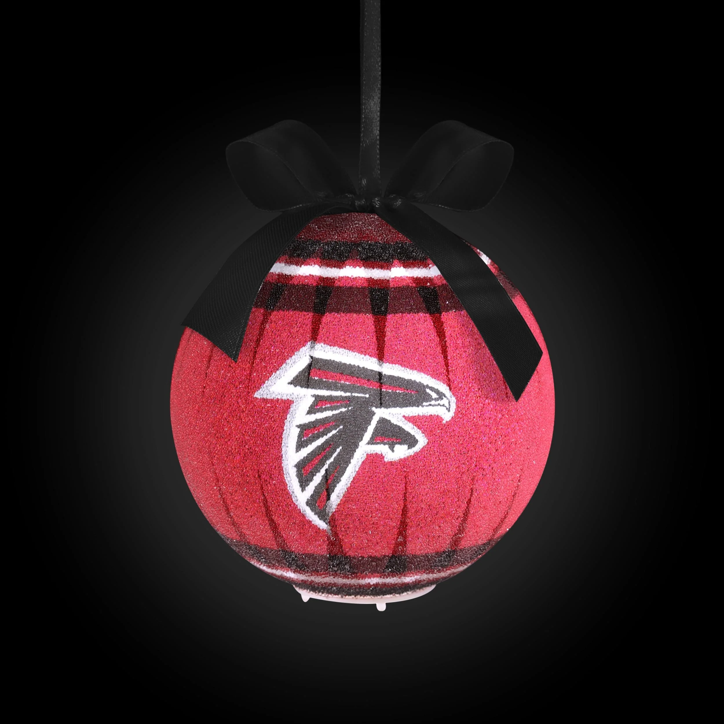 Atlanta Falcons NFL LED Shatterproof Ball Ornament - Image 2