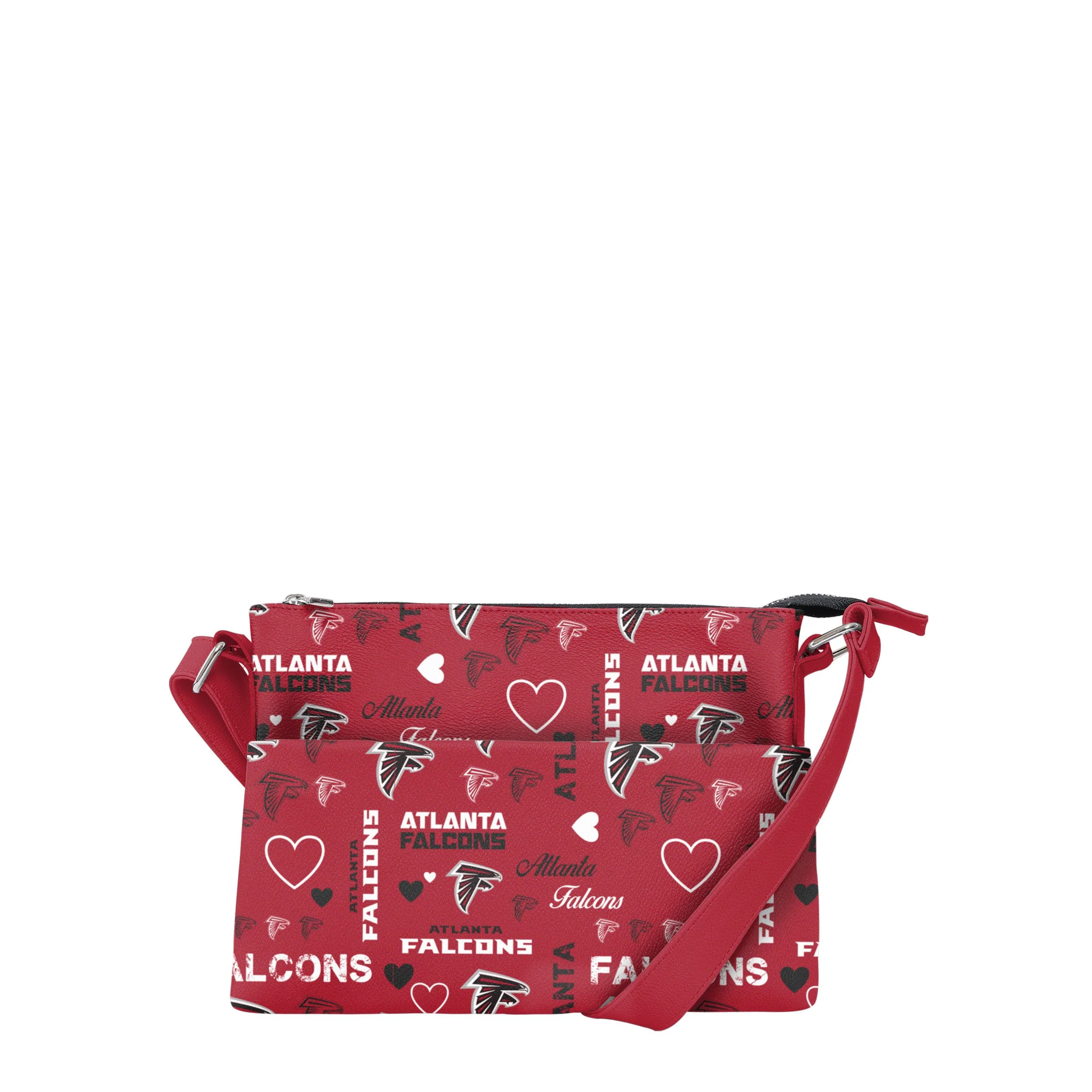 Atlanta Falcons NFL Logo Love Crossbody Purse