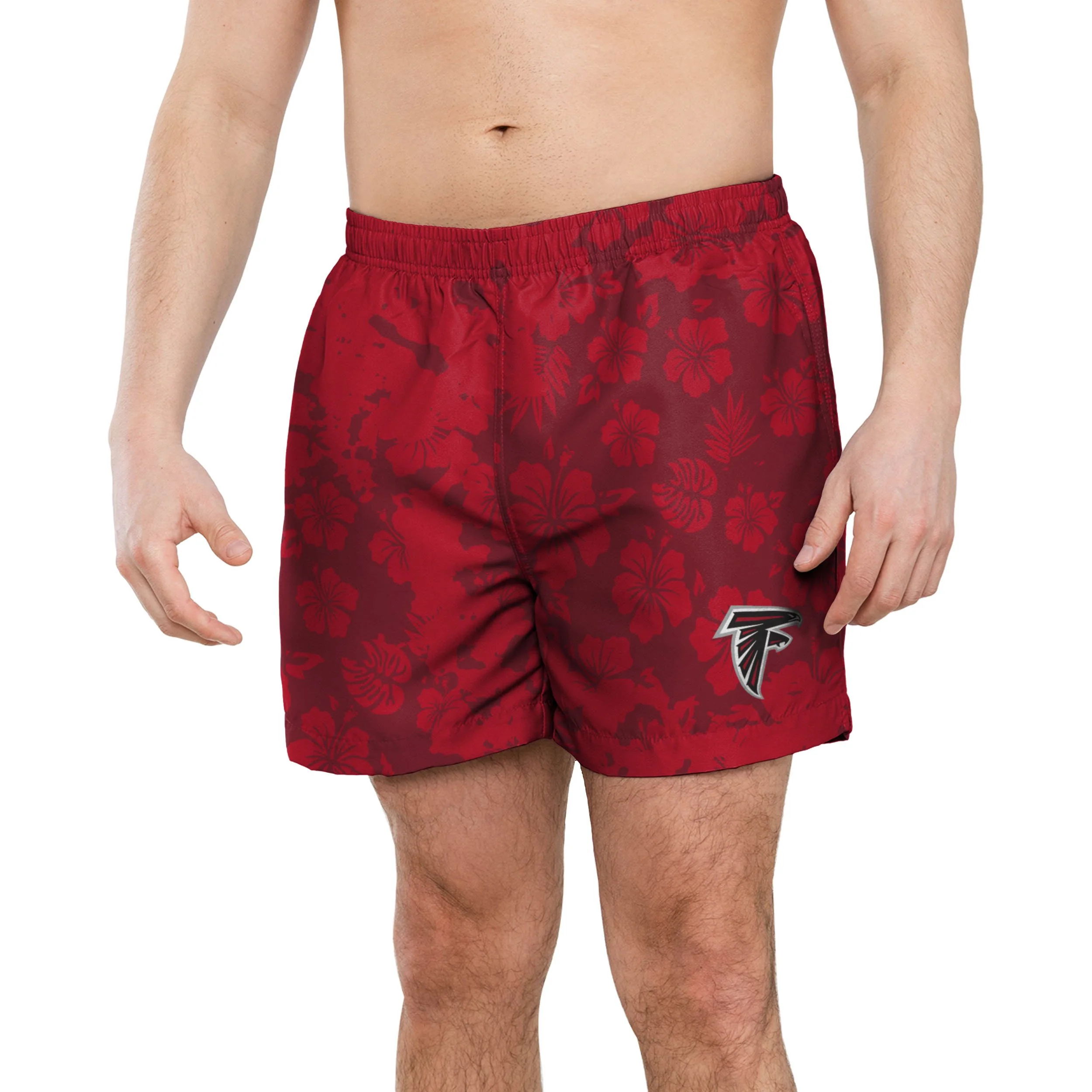 Atlanta Falcons NFL Mens Color Change-Up Swimming Trunks - Image 2