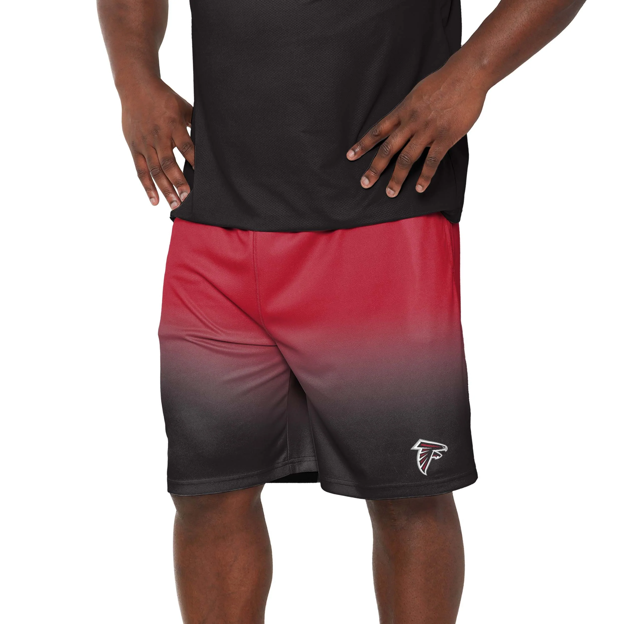 Atlanta Falcons NFL Mens Game Ready Gradient Training Shorts - Image 2