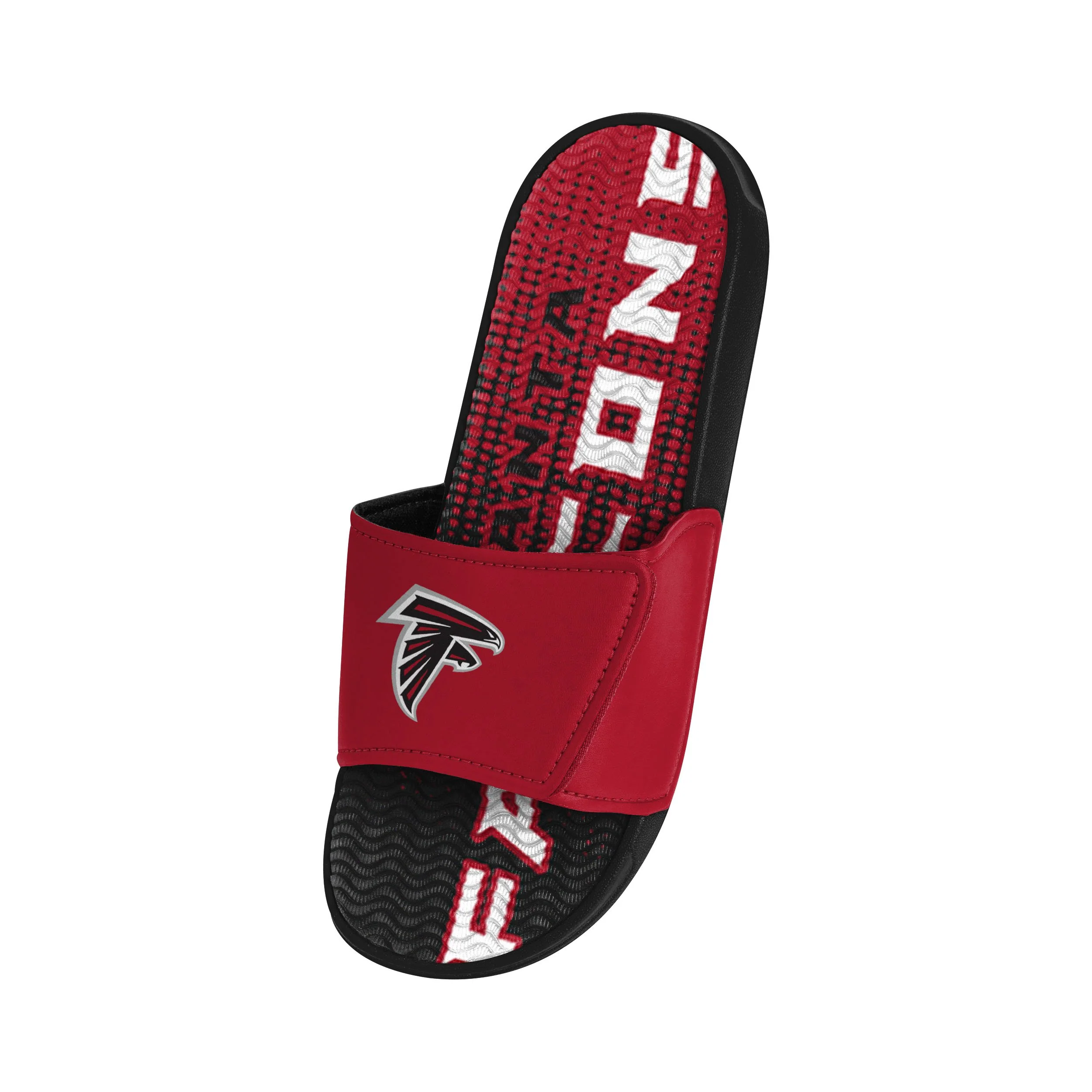 Atlanta Falcons NFL Mens Gradient Wordmark Gel Slide - Image 3