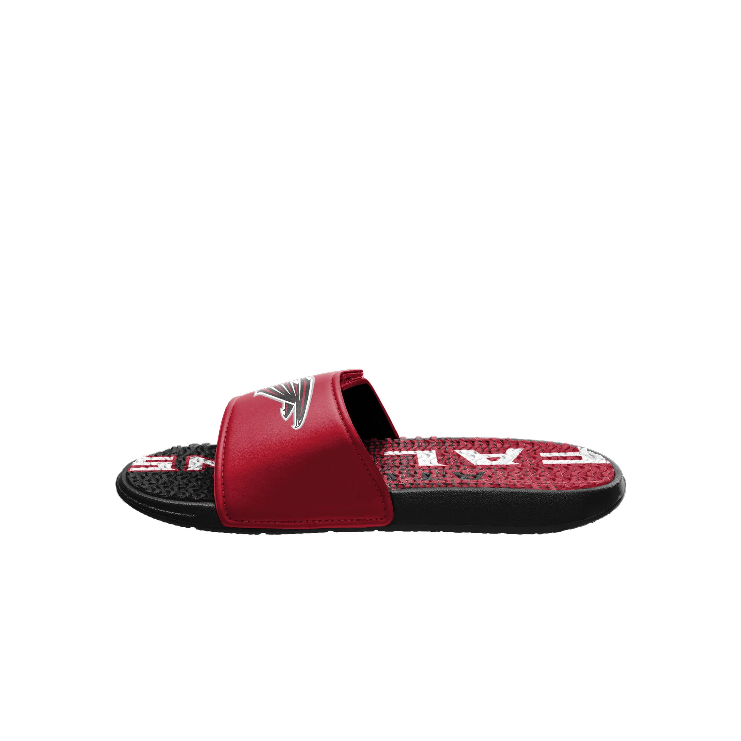 Atlanta Falcons NFL Mens Gradient Wordmark Gel Slide - Image 4