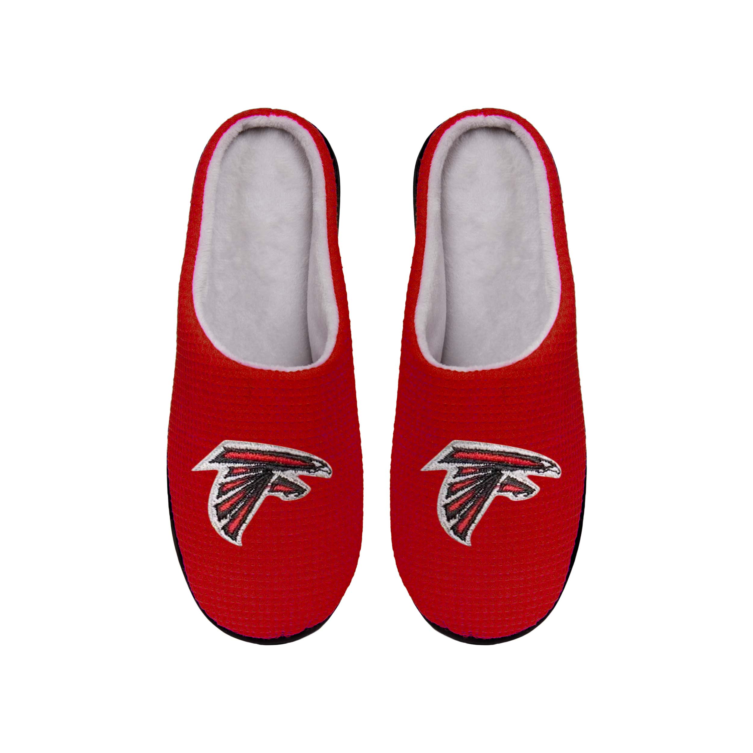 Atlanta Falcons NFL Mens Memory Foam Slide Slippers - Image 2