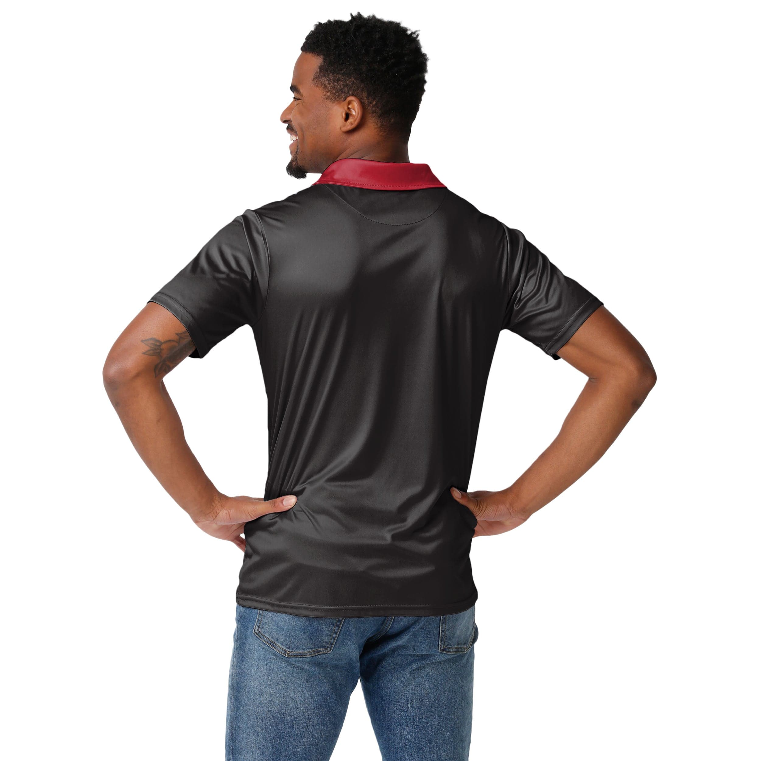 Atlanta Falcons NFL Mens Nightcap Polyester Polo - Image 3