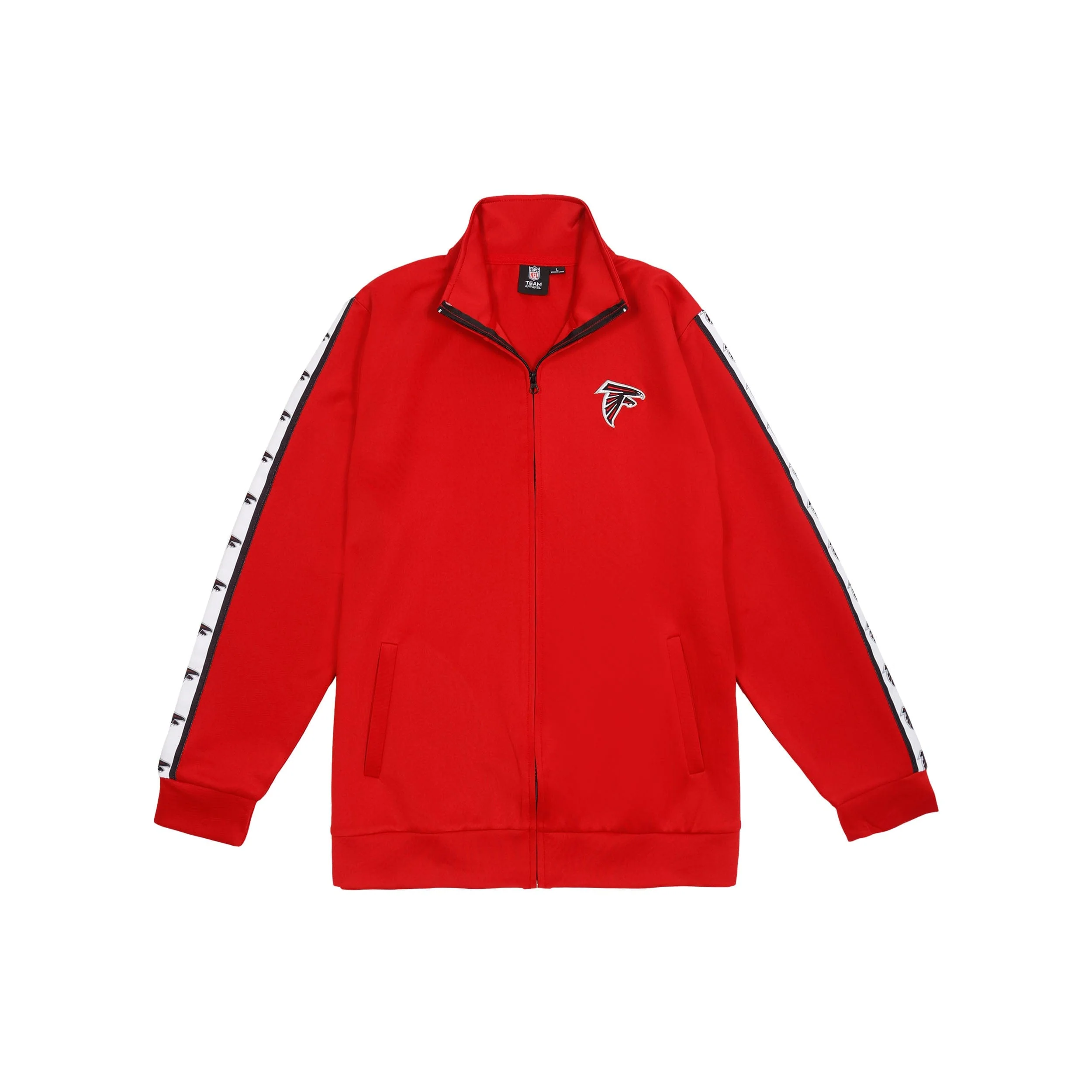 Atlanta Falcons NFL Mens Stripe Logo Track Jacket - Image 6