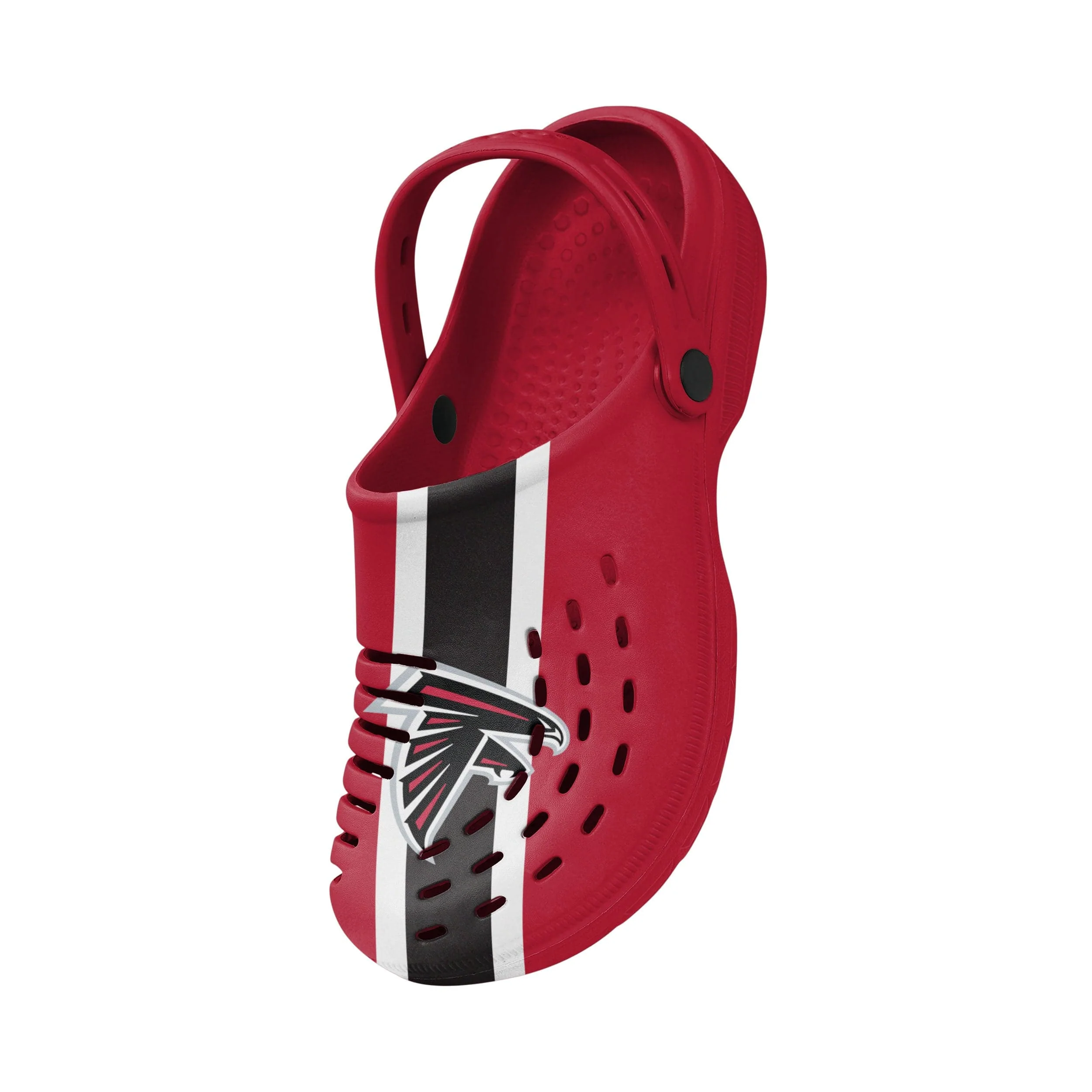 Atlanta Falcons NFL Mens Team Stripe Clog With Strap - Image 3