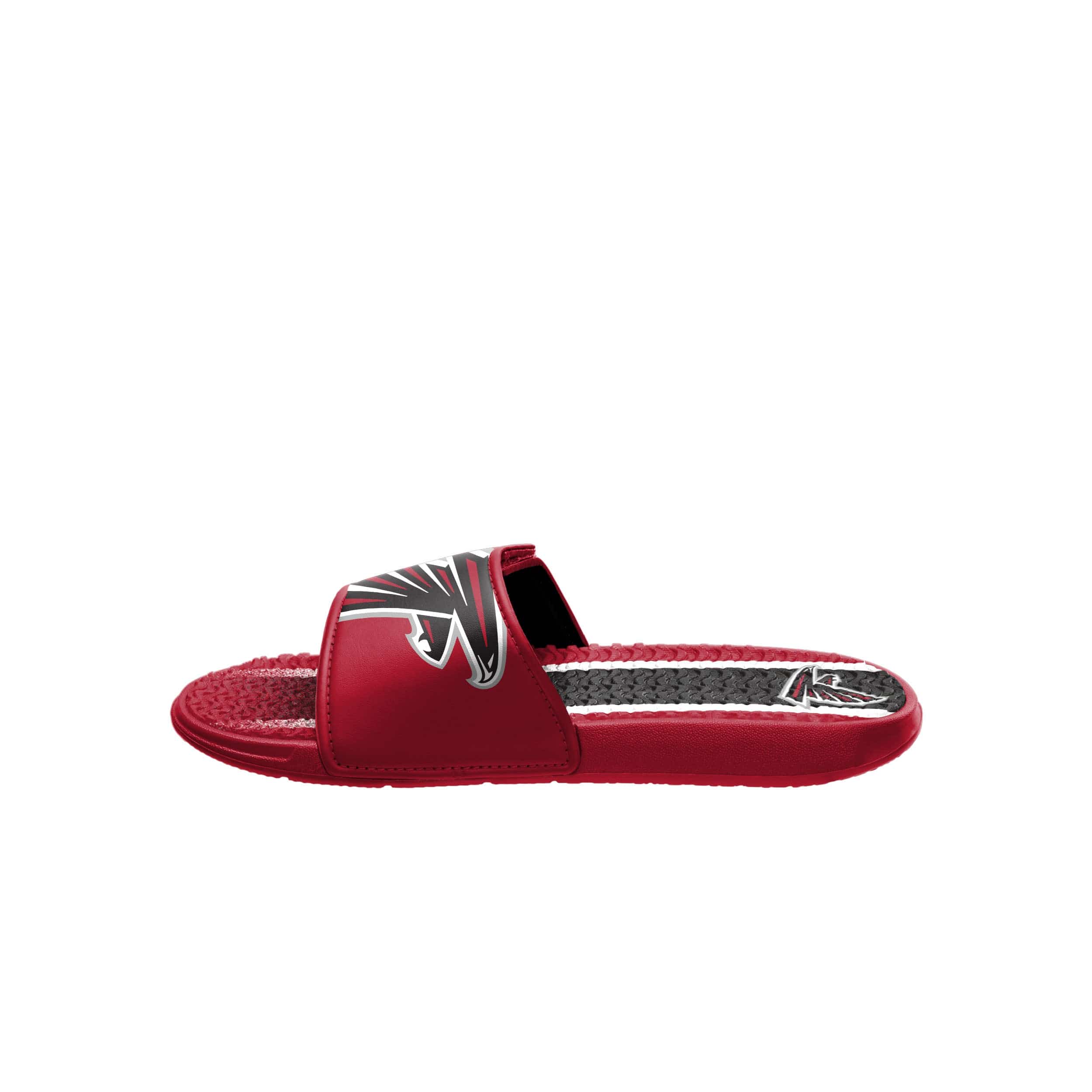 Atlanta Falcons NFL Mens Team Stripe Gel Slide - Image 4