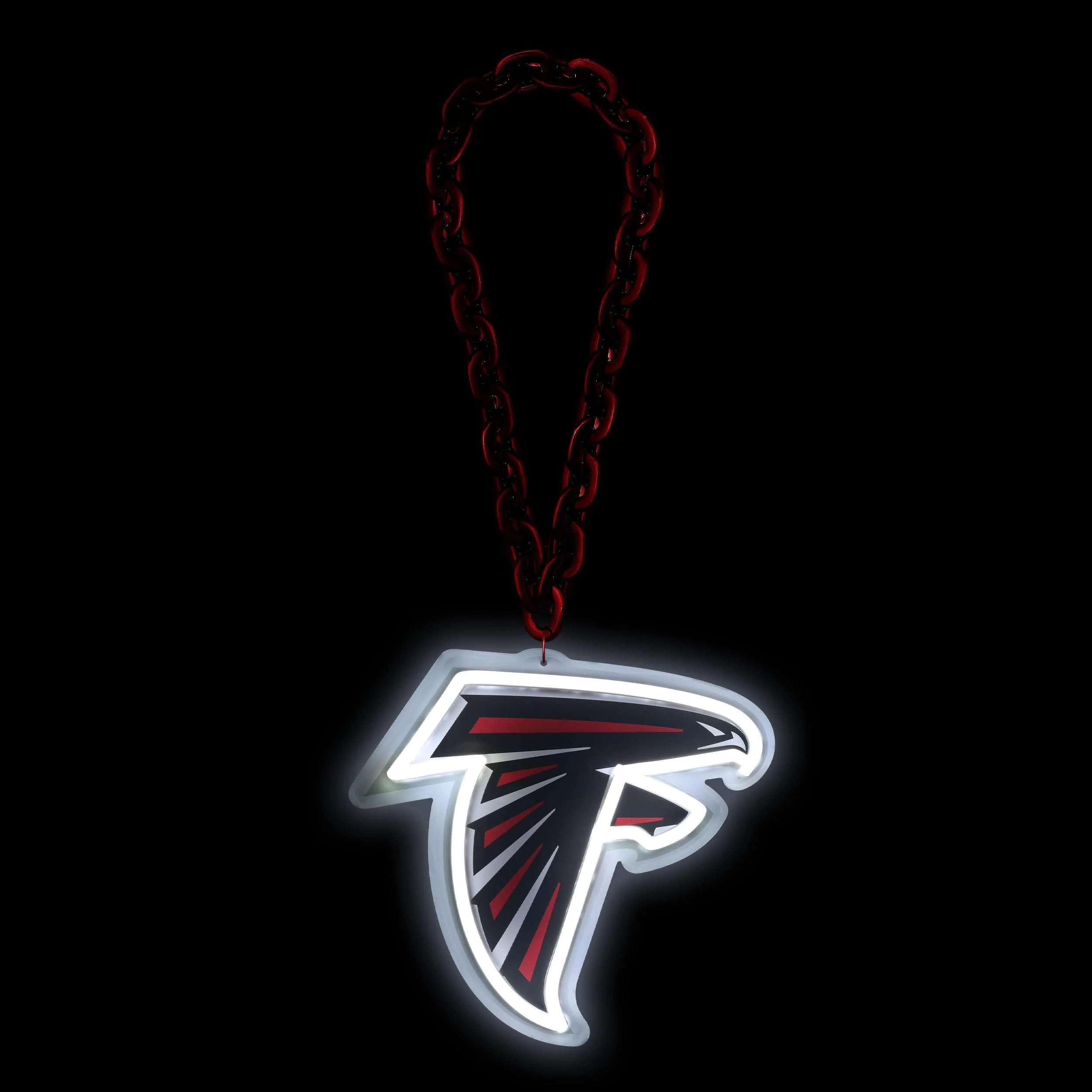 Atlanta Falcons NFL Neon Light Up Big Logo Chain - Image 2