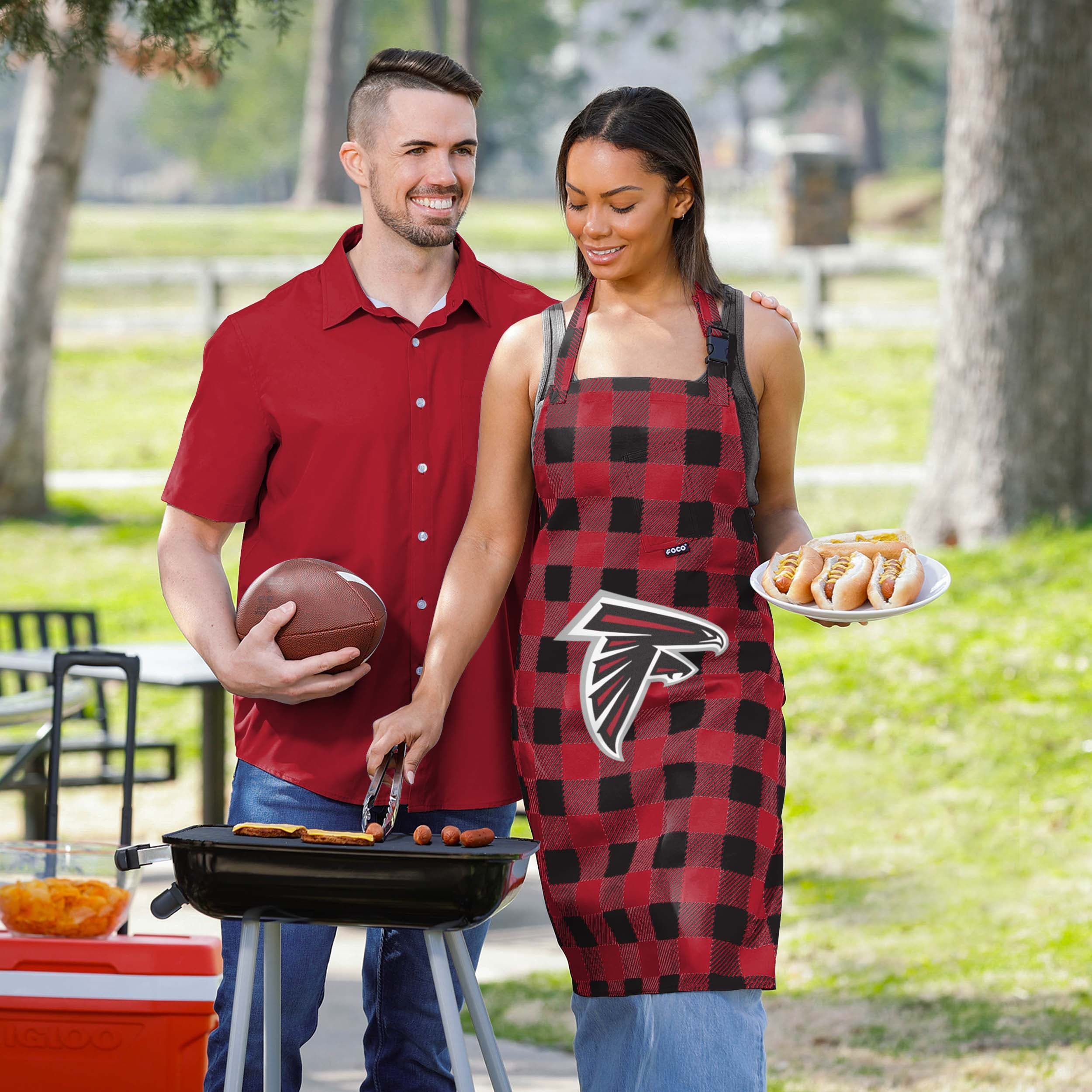 Atlanta Falcons NFL Plaid Apron - Image 5