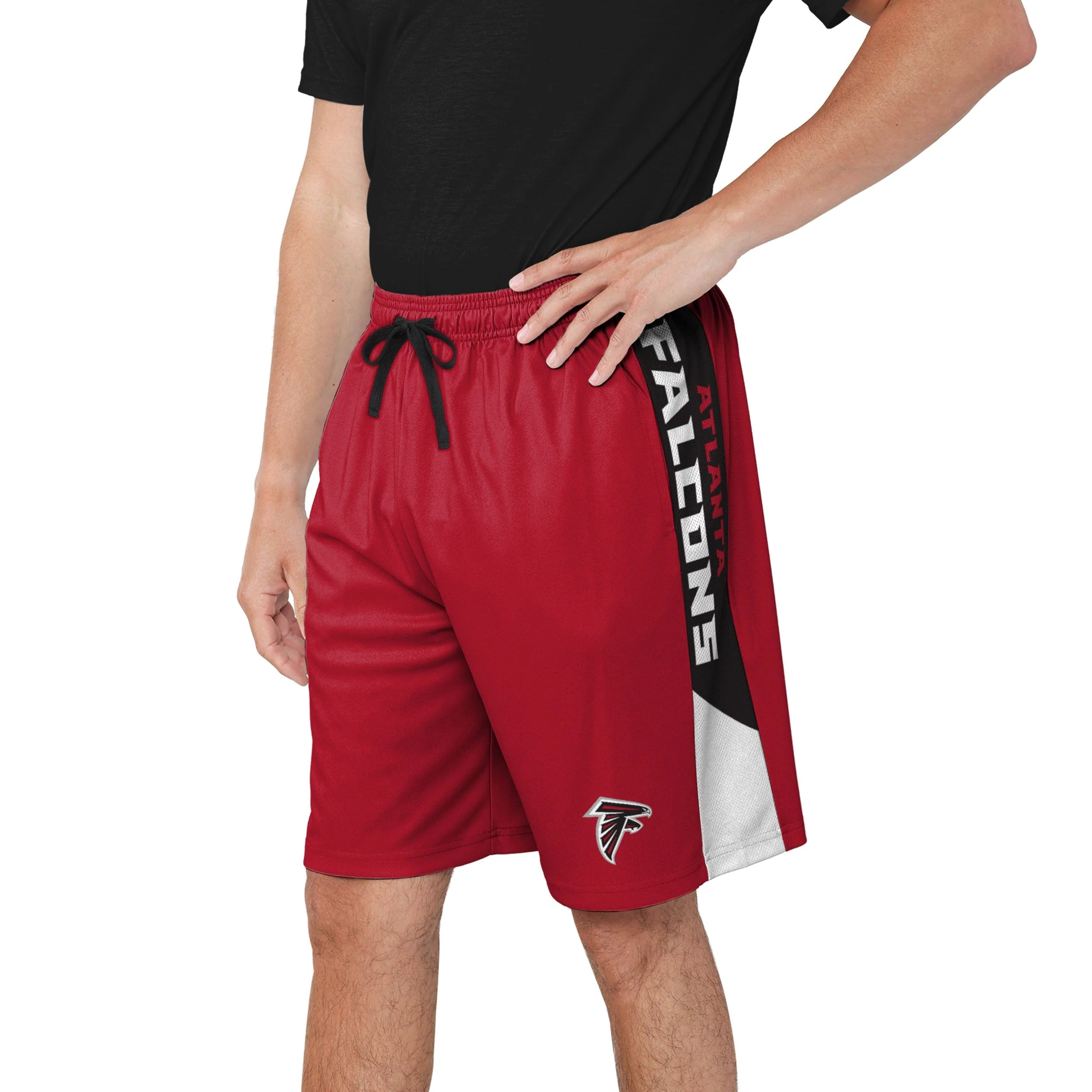 Atlanta Falcons NFL Side Stripe Training Shorts - Image 2