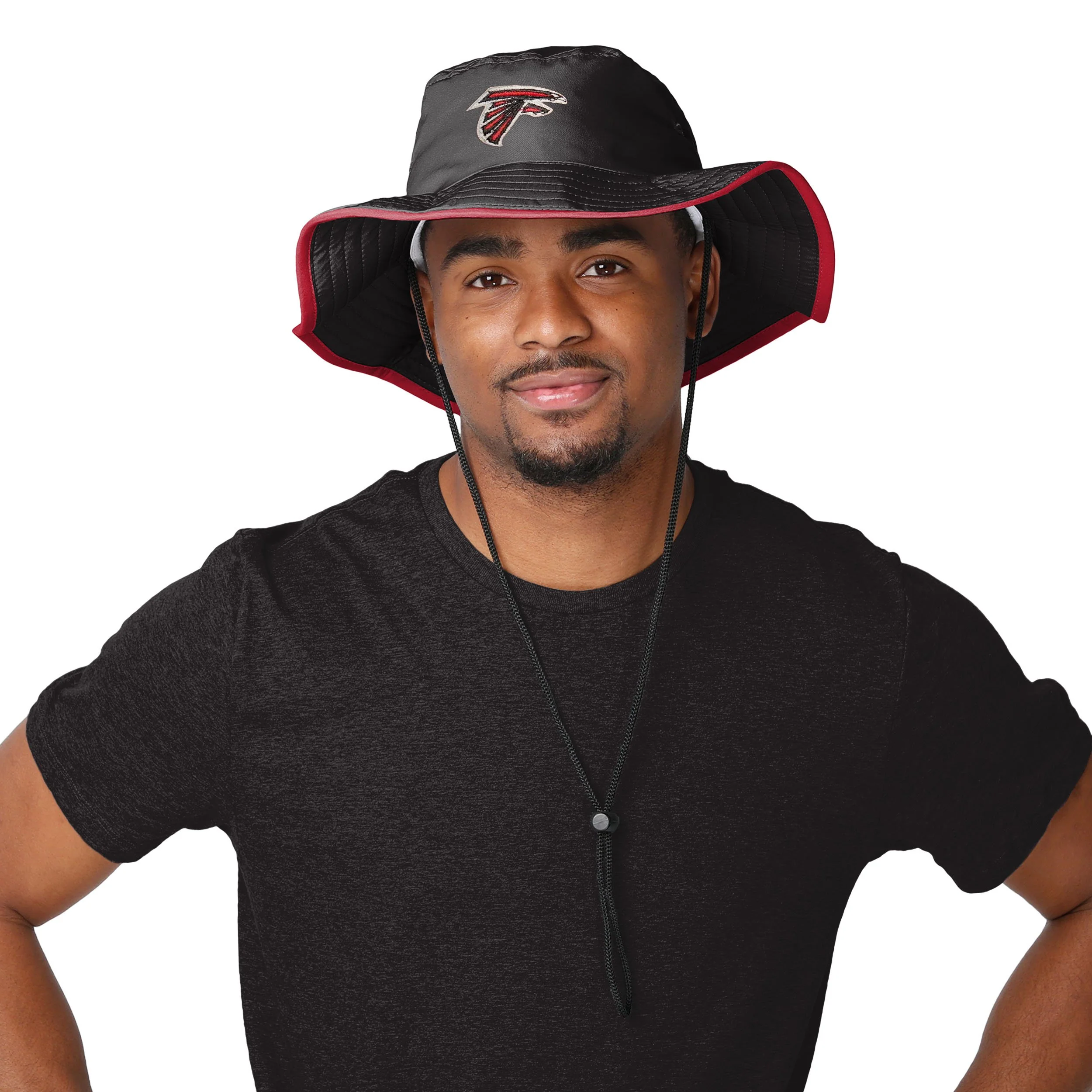 Atlanta Falcons NFL Solid Boonie Hat - Image 2