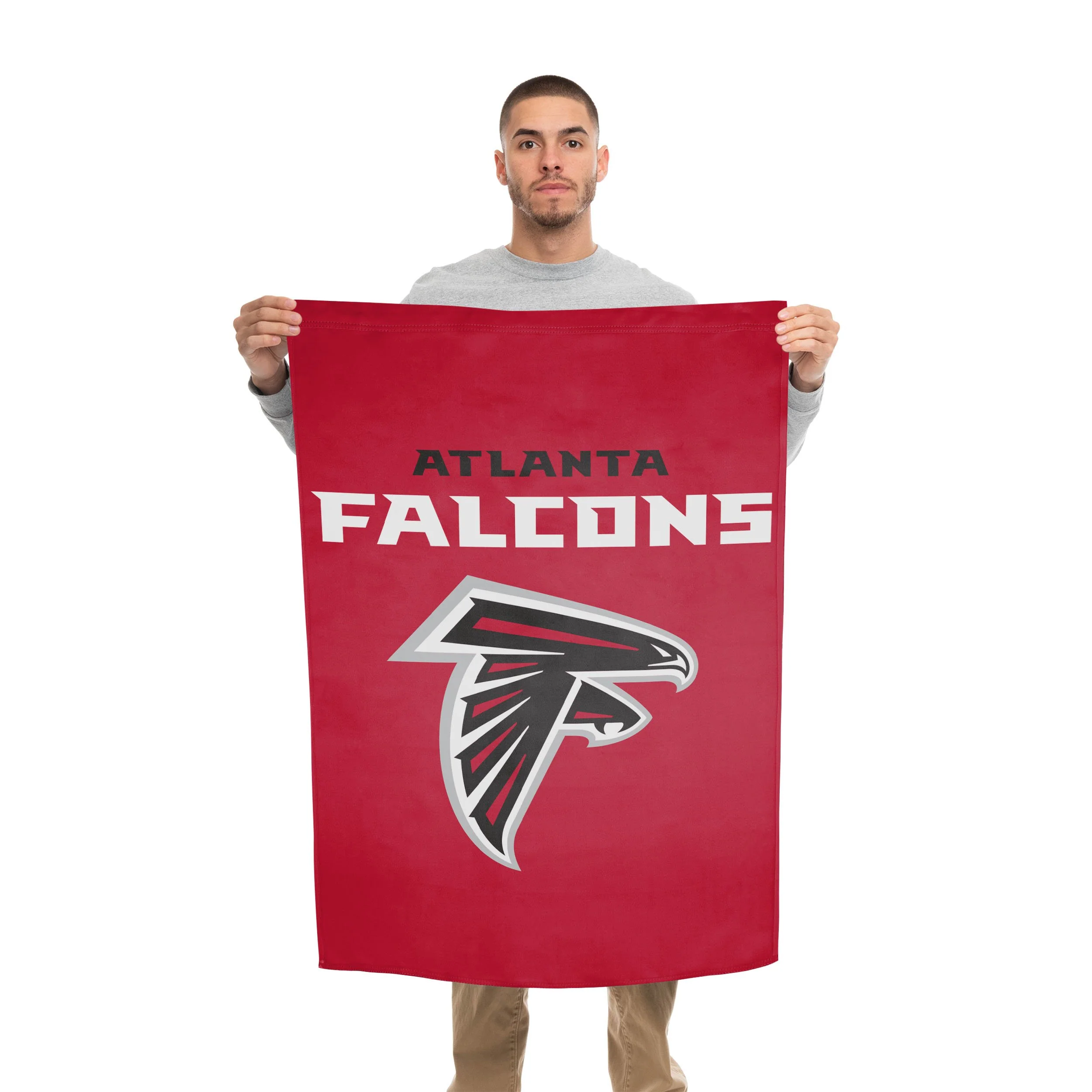 Atlanta Falcons NFL Solid Vertical Flag - Image 2