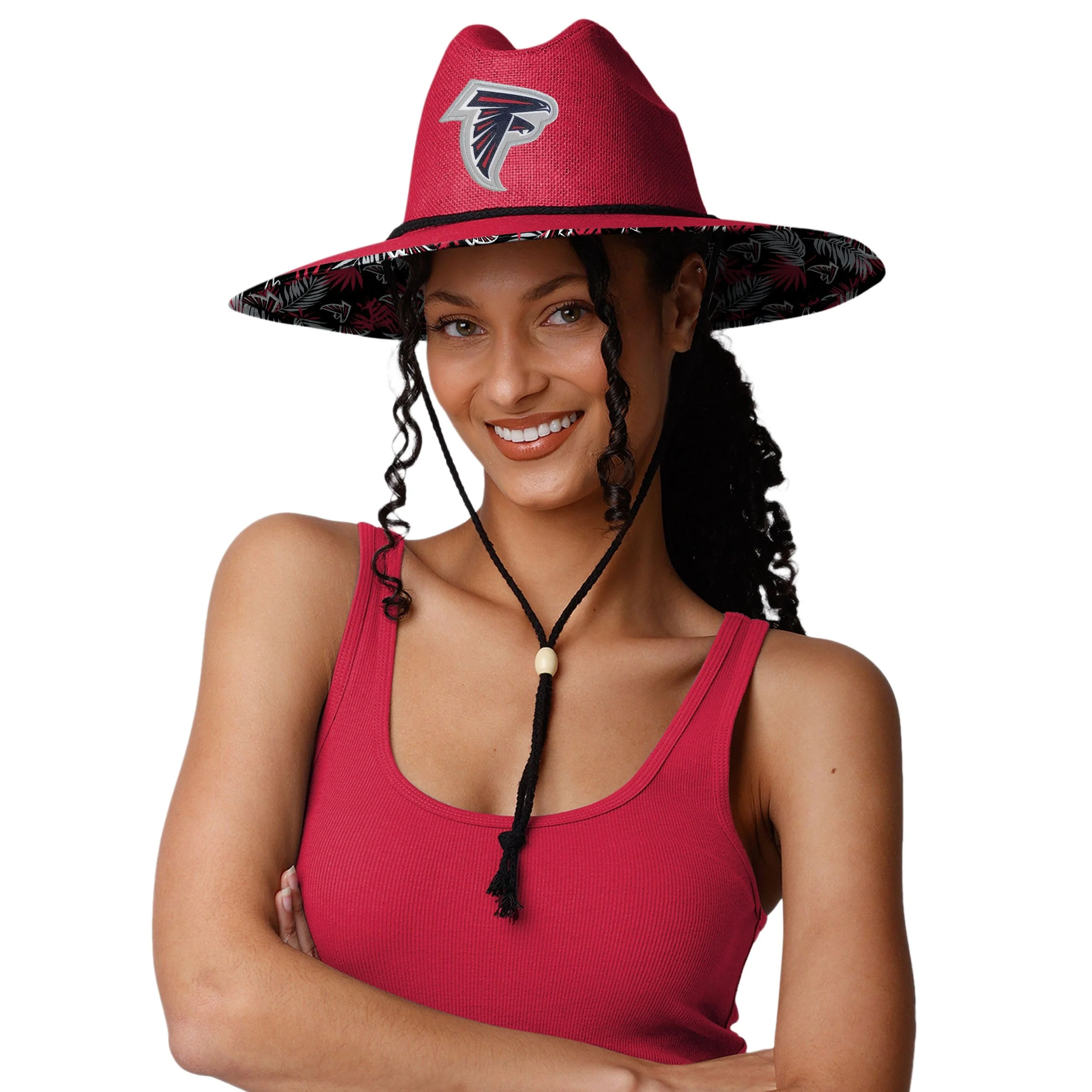 Atlanta Falcons NFL Team Color Straw Hat - Image 4