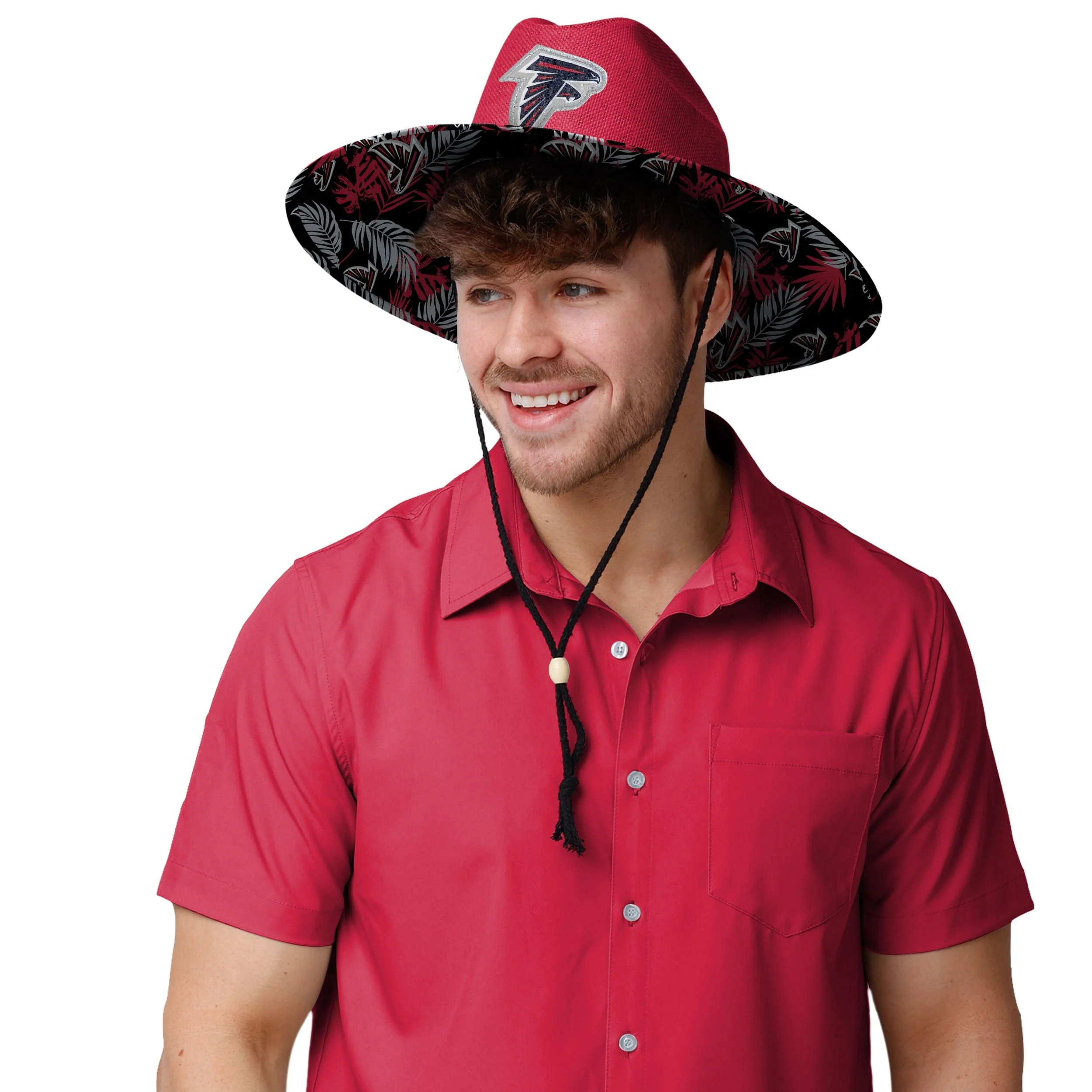 Atlanta Falcons NFL Team Color Straw Hat - Image 5