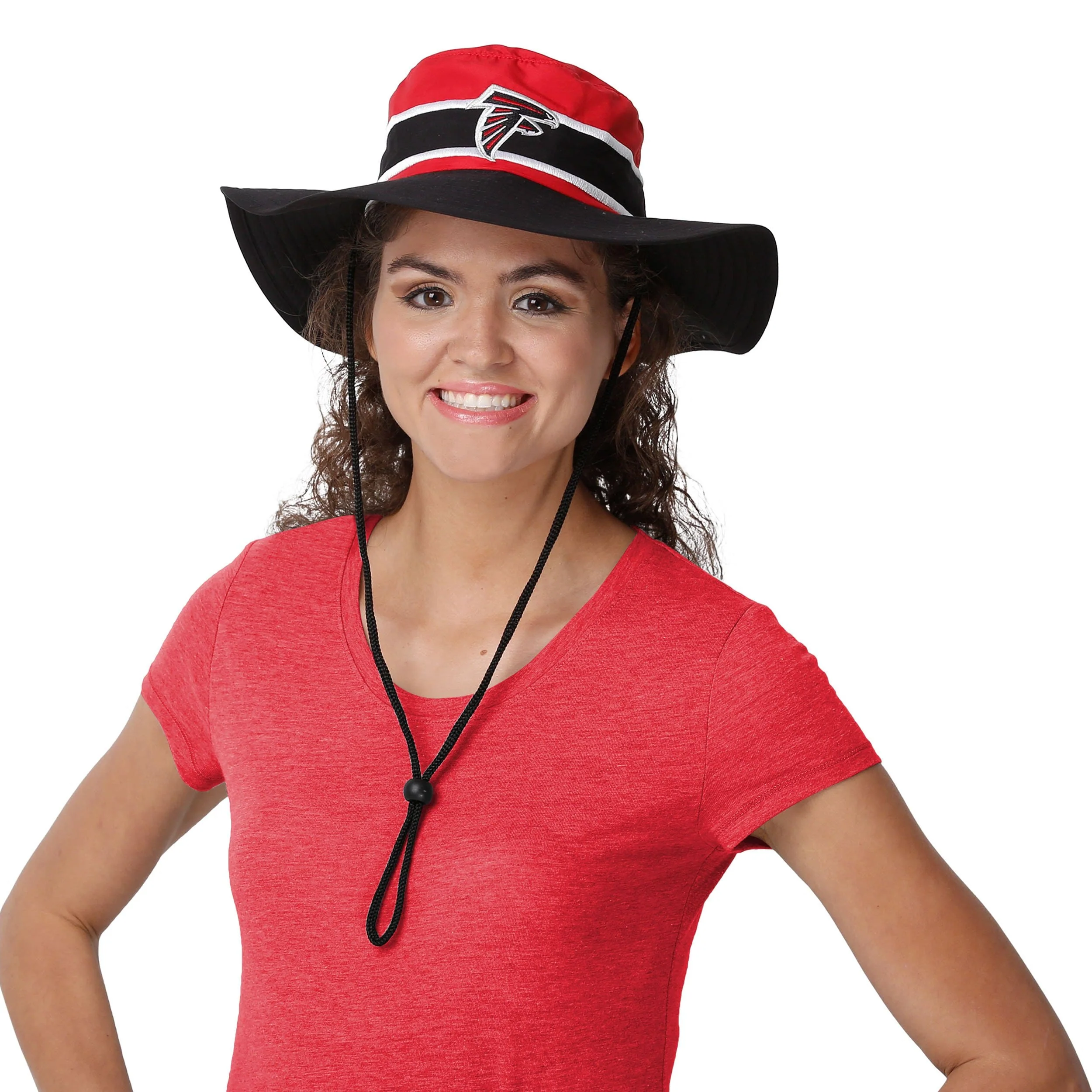 Atlanta Falcons NFL Team Stripe Boonie Hat - Image 5