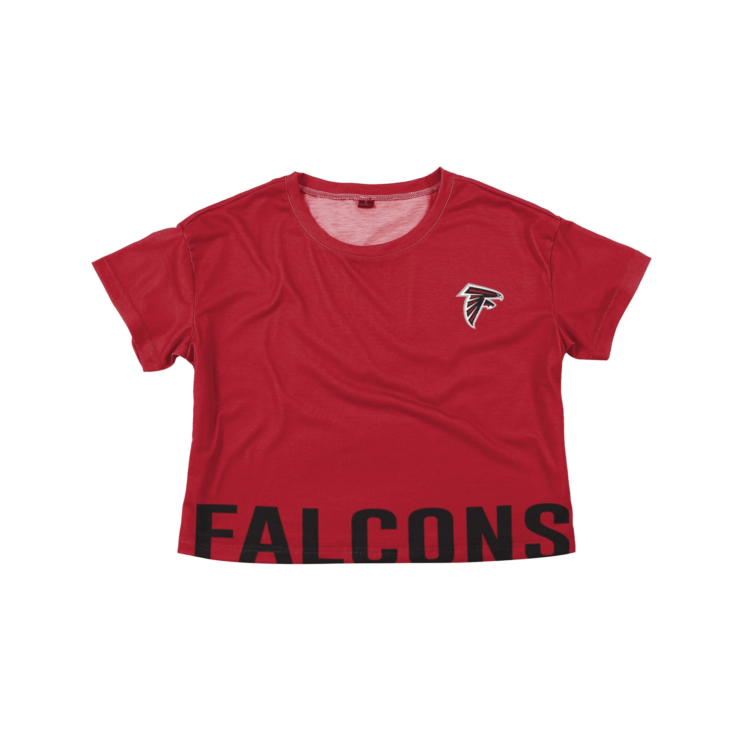 Atlanta Falcons NFL Womens Bottom Line Crop Top - Image 3